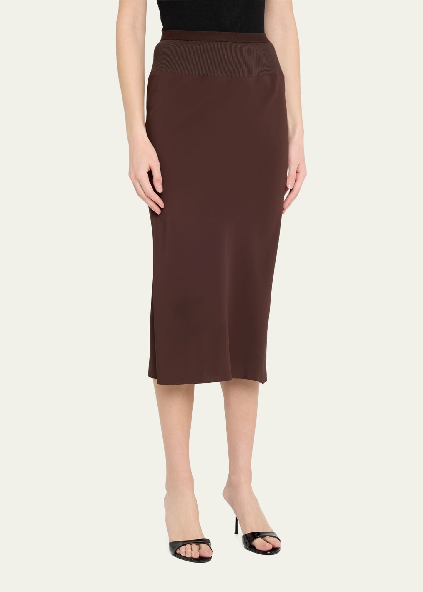 Rick Owens Knee Bias Skirt Image 4 of 5