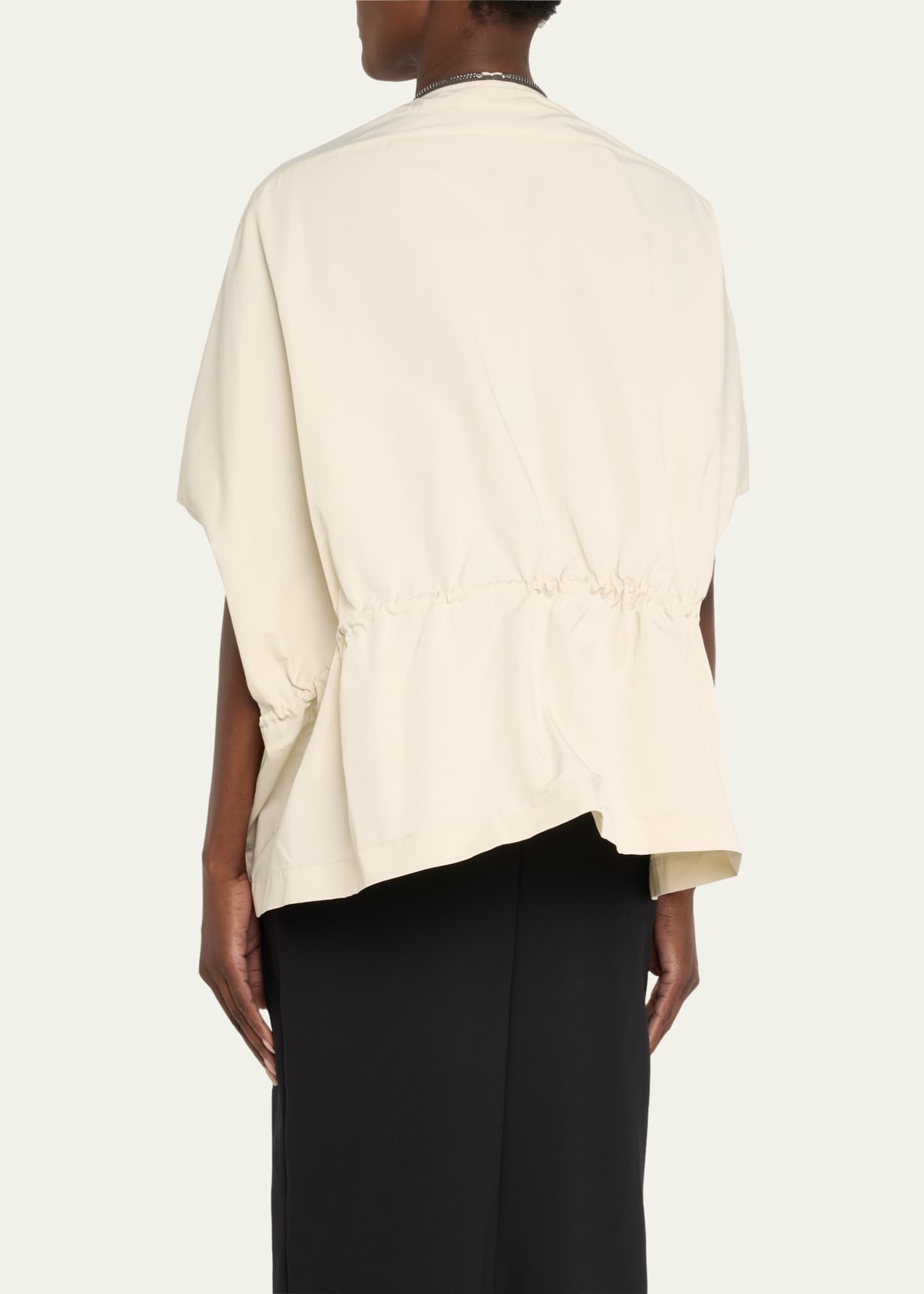 Rick Owens Drawstring Waist Sail Jacket Image 3 of 5