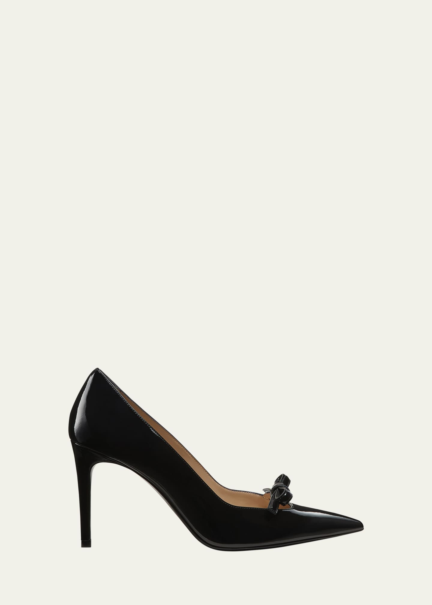 Stuart Weitzman Stuart Felicity Patent Bow Pumps Image 1 of 4
