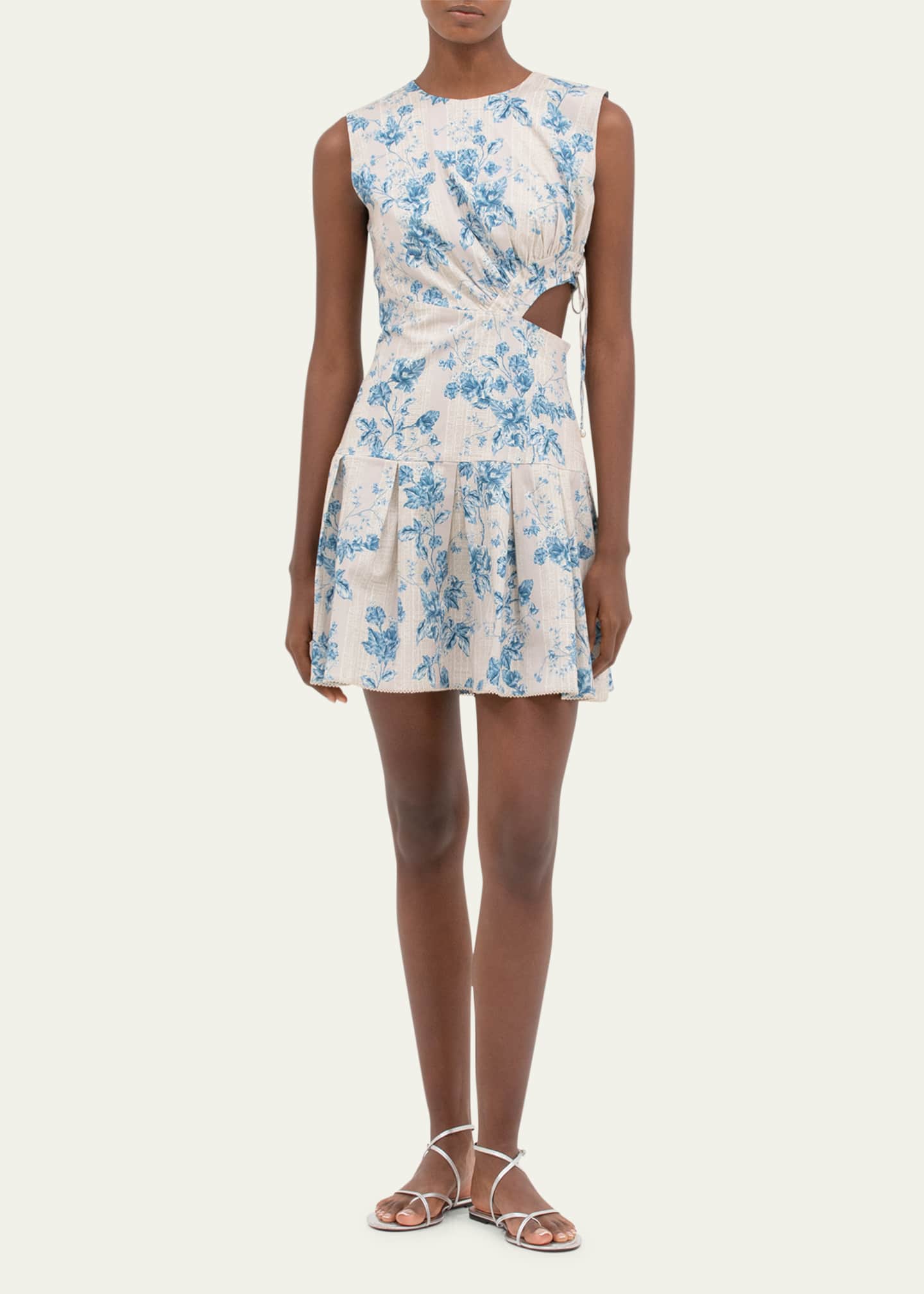 Agua by Agua Bendita Otono Bougainvillea Cutout Mini Dress Image 2 of 4
