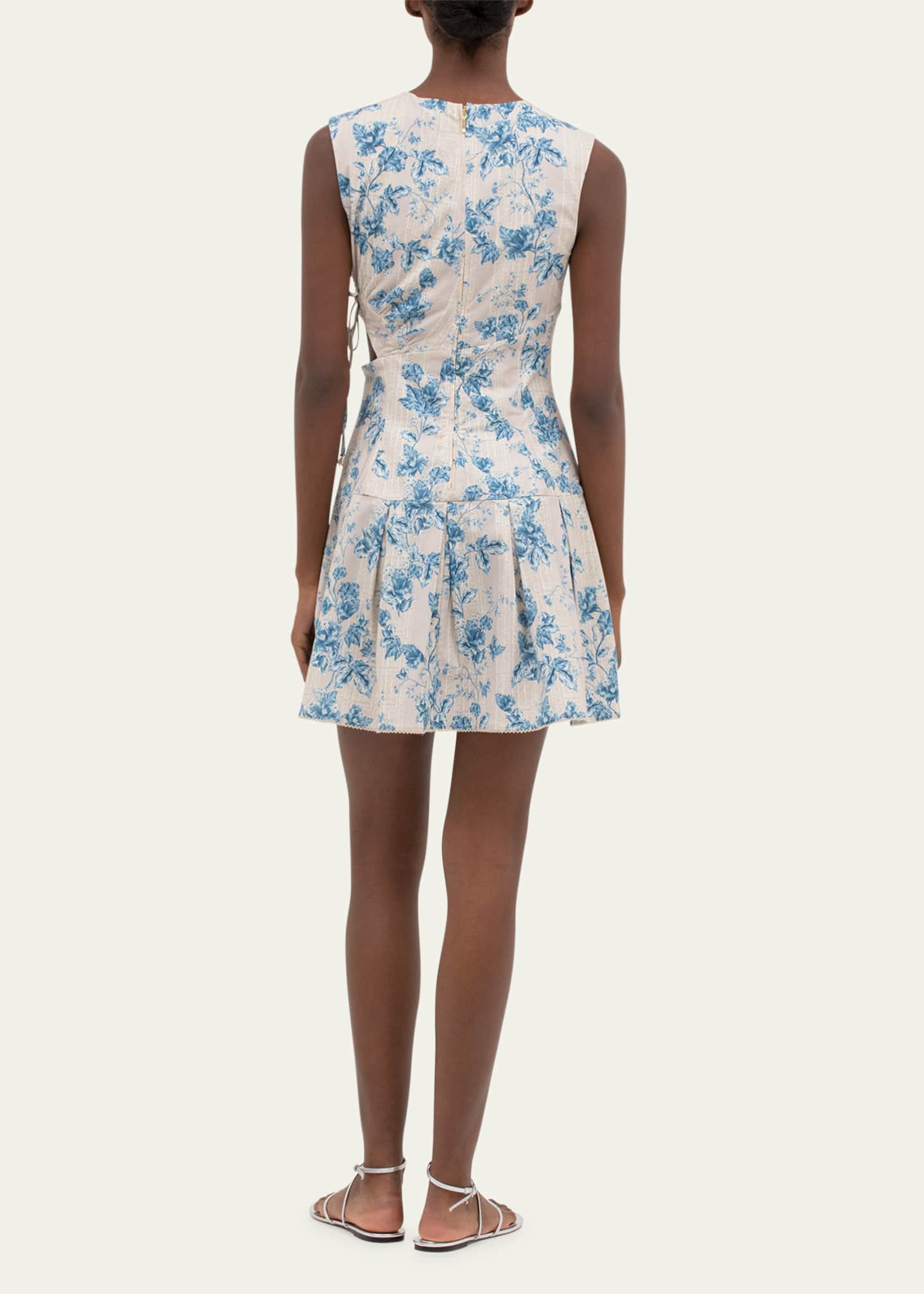 Agua by Agua Bendita Otono Bougainvillea Cutout Mini Dress Image 3 of 4