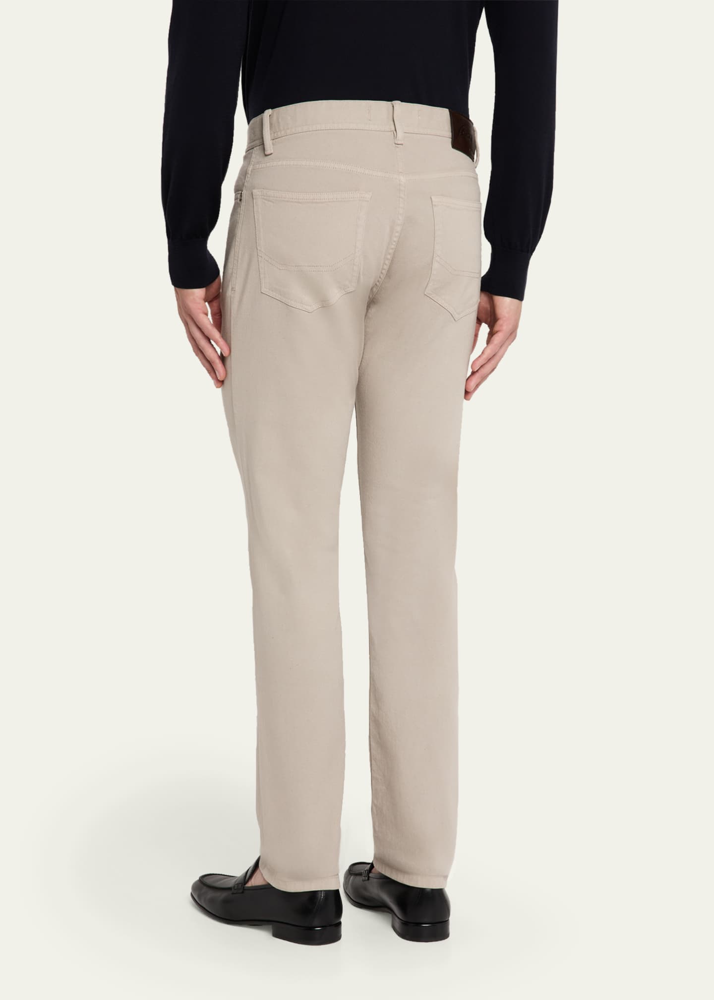 Brioni Men's Cotton Denim Five-Pocket Pants Image 3 of 5