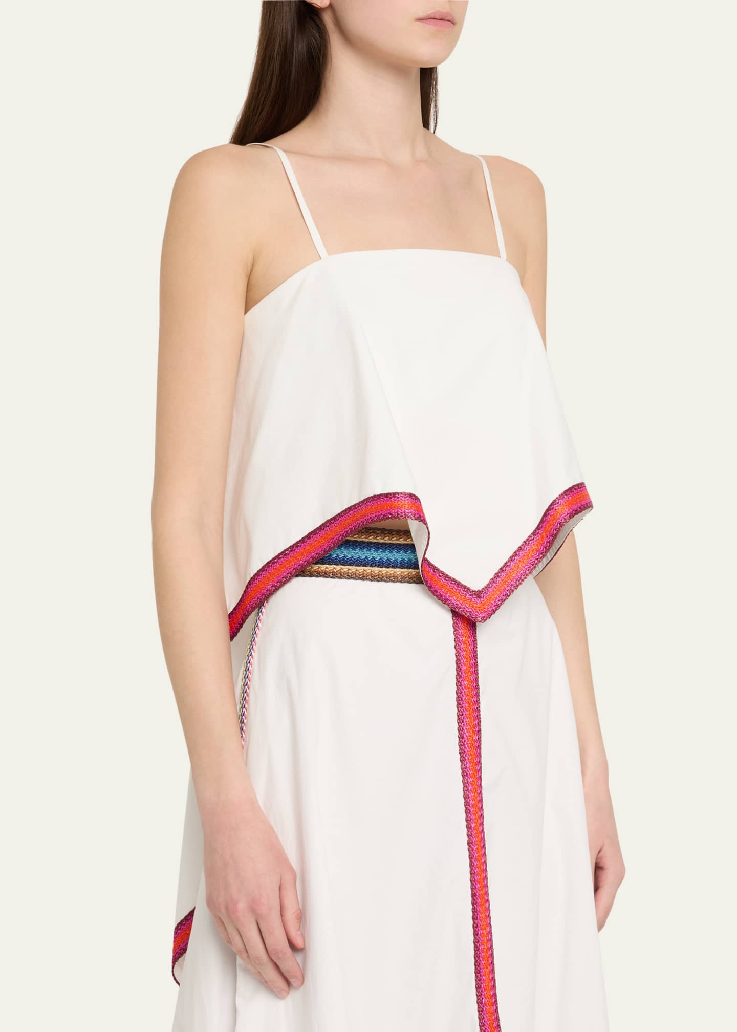 Rosie Assoulin Bandana Raffia Top Image 4 of 5