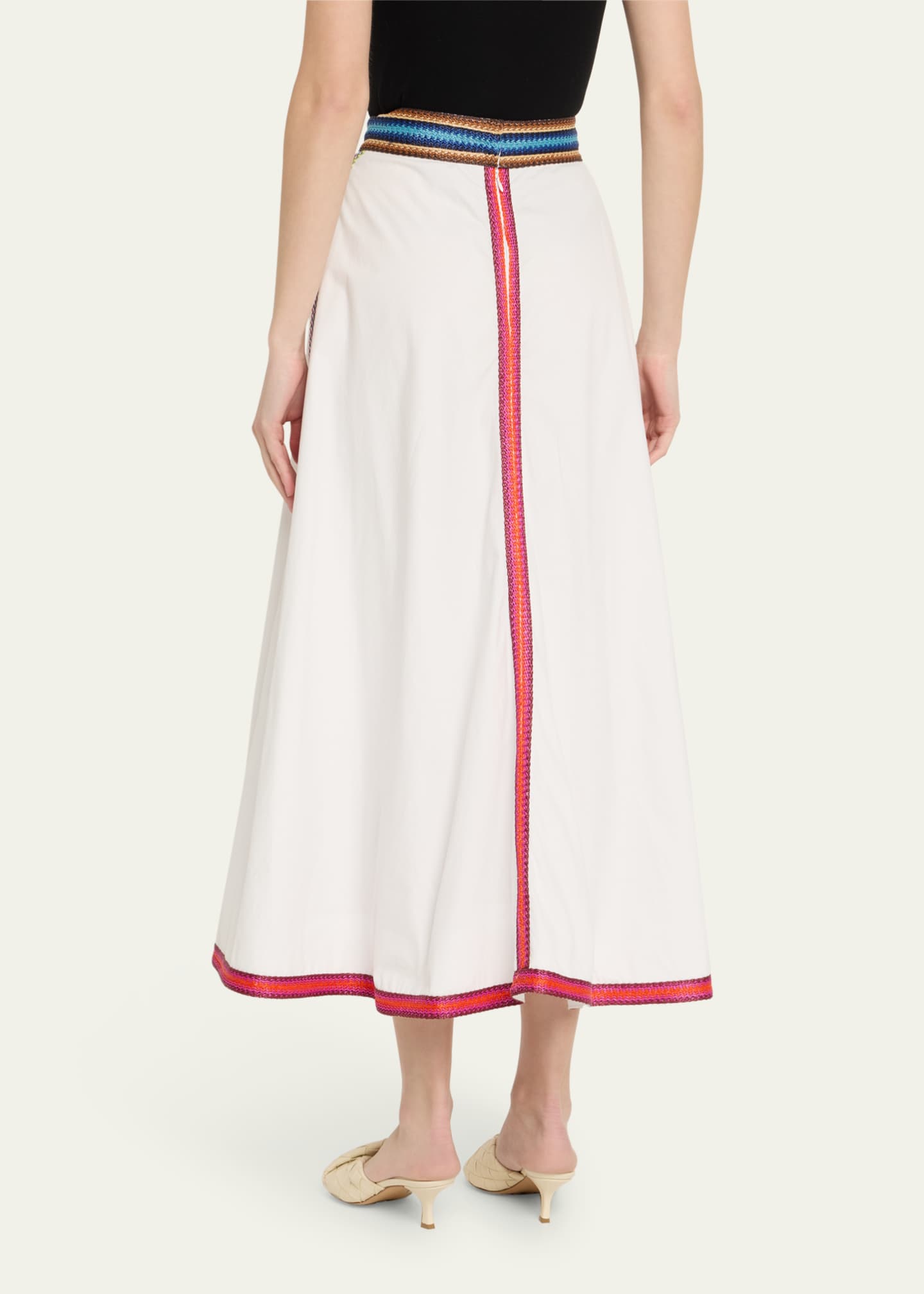 Rosie Assoulin Quartered A-Line Skirt Image 3 of 5
