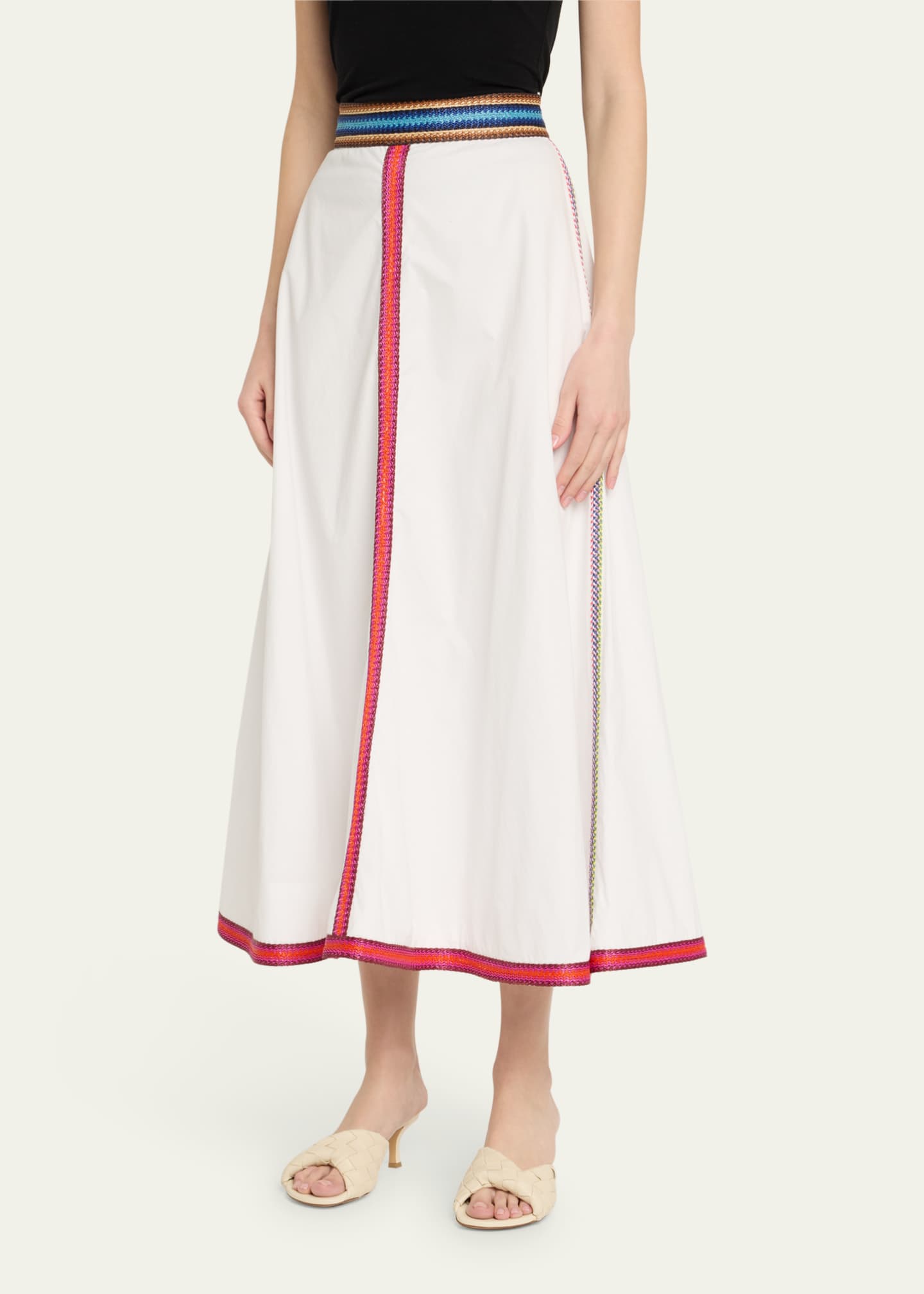 Rosie Assoulin Quartered A-Line Skirt Image 4 of 5