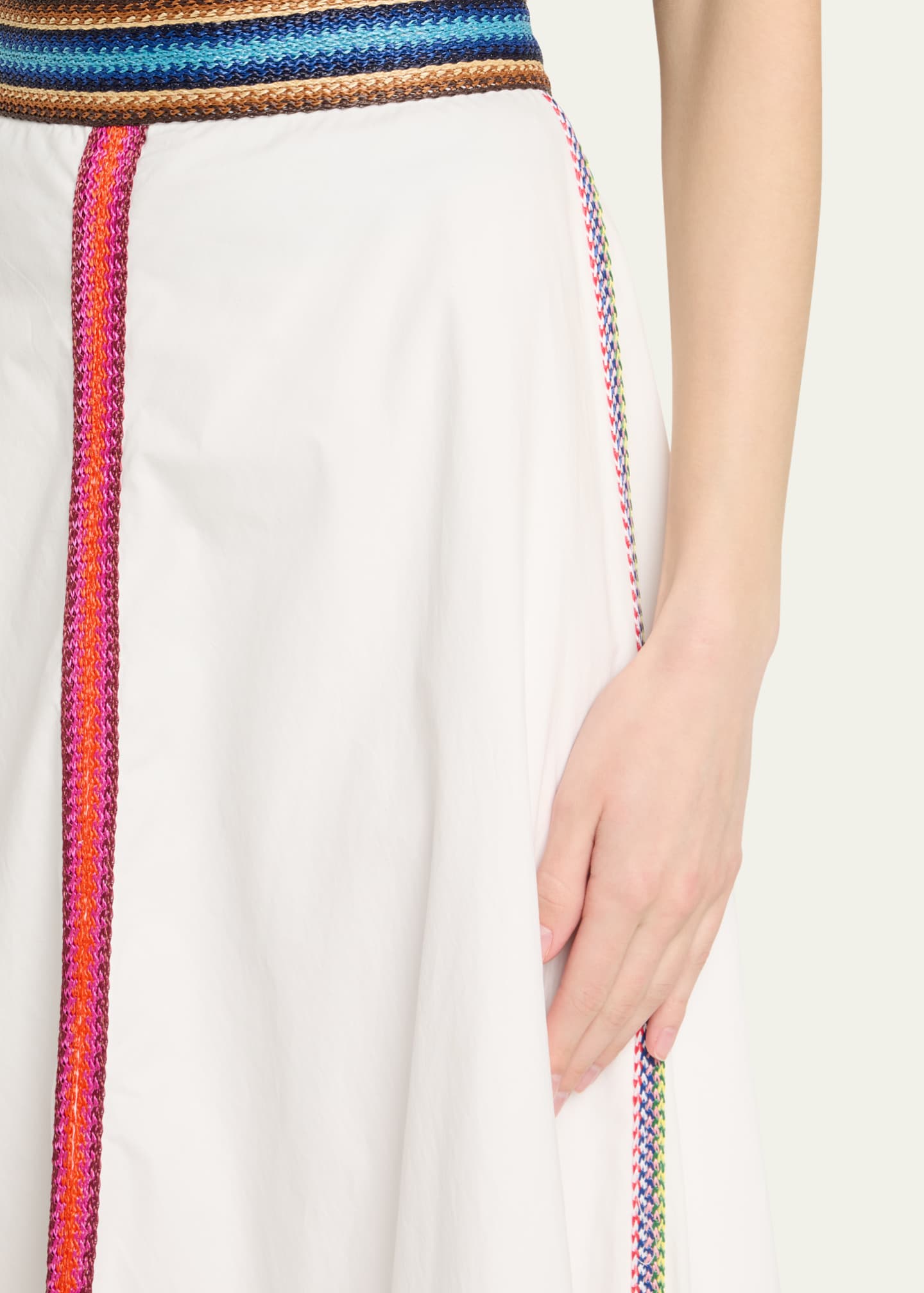 Rosie Assoulin Quartered A-Line Skirt Image 5 of 5