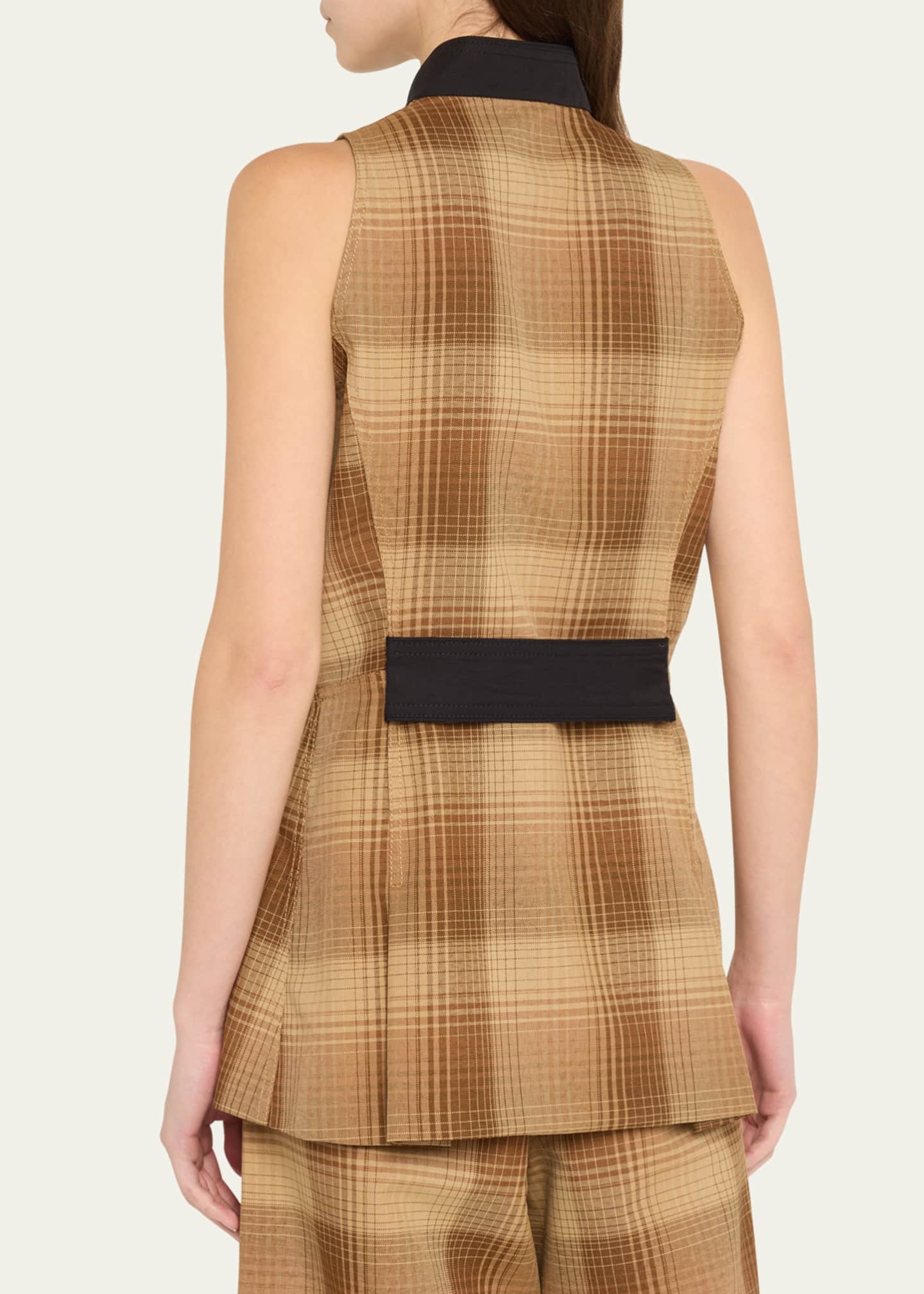 Rosie Assoulin Plaid Emotionally Vested Vest Image 3 of 5
