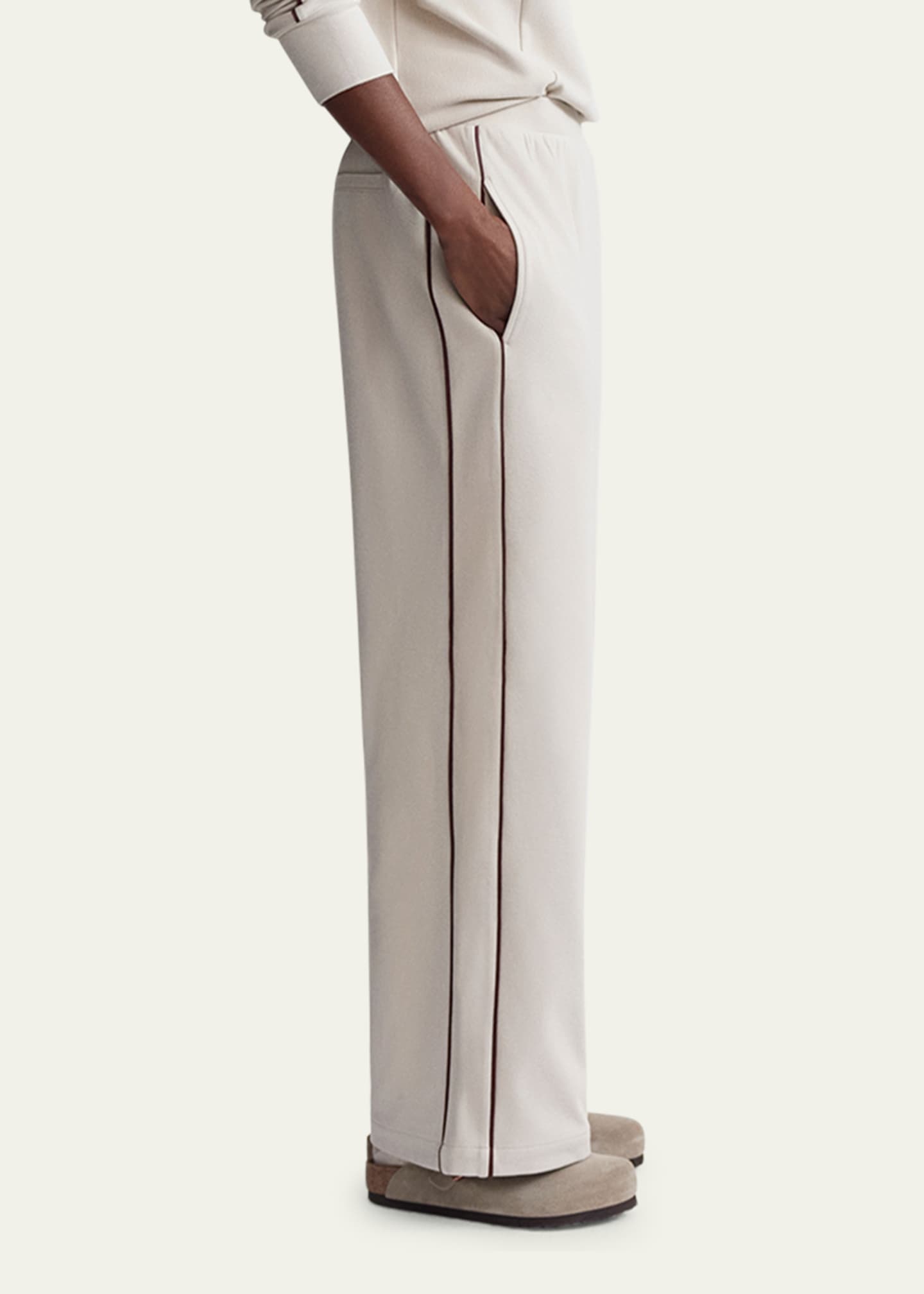 Varley Brushed Rib Wide-Leg Pants Image 4 of 5