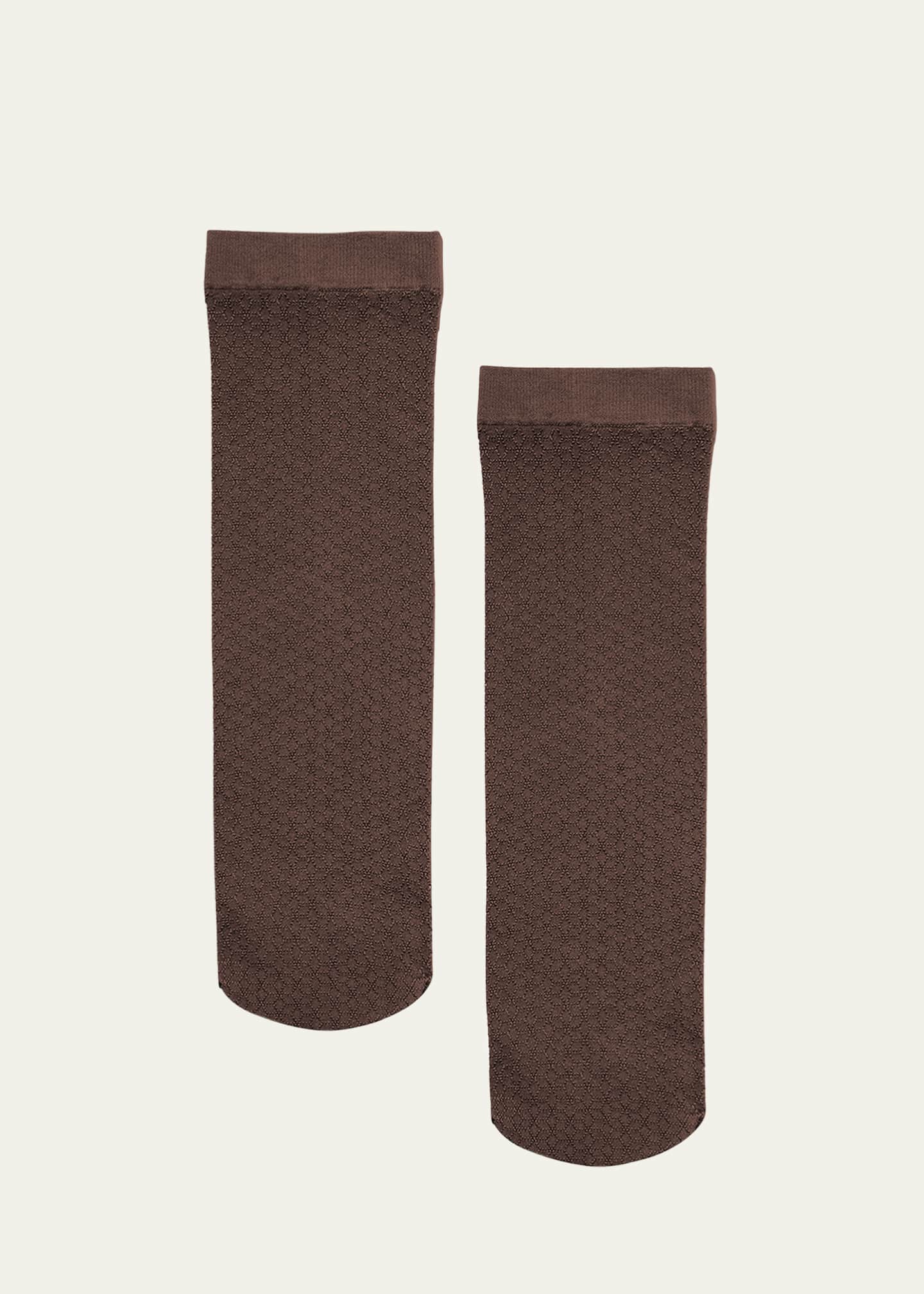 Wolford Mosaic Jacquard Crew Socks Image 2 of 3
