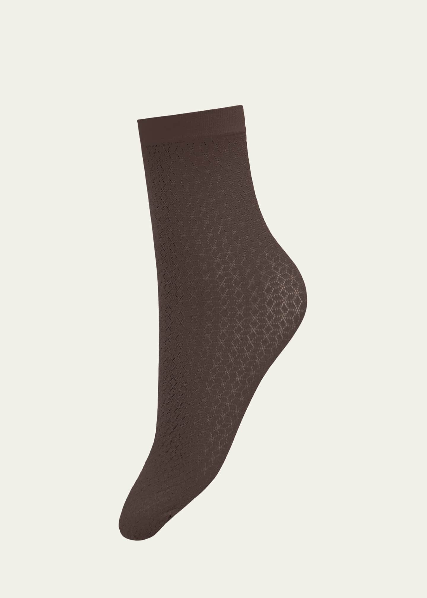 Wolford Mosaic Jacquard Crew Socks Image 1 of 3