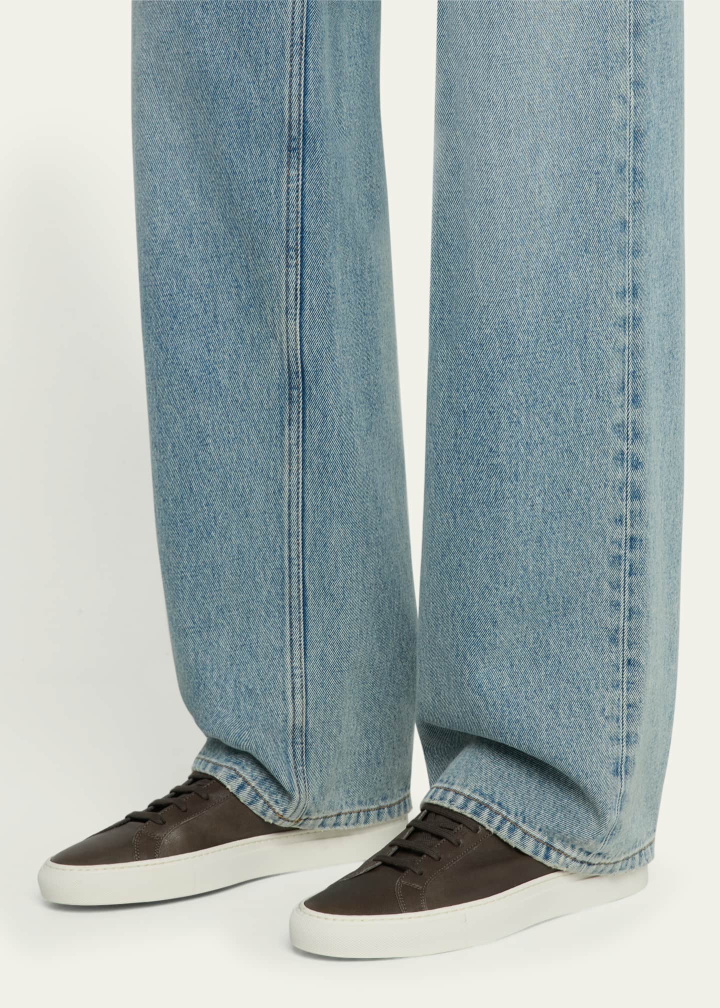 Common Projects Men's Achilles Summer Soft Leather Low-Top Sneakers Image 2 of 6