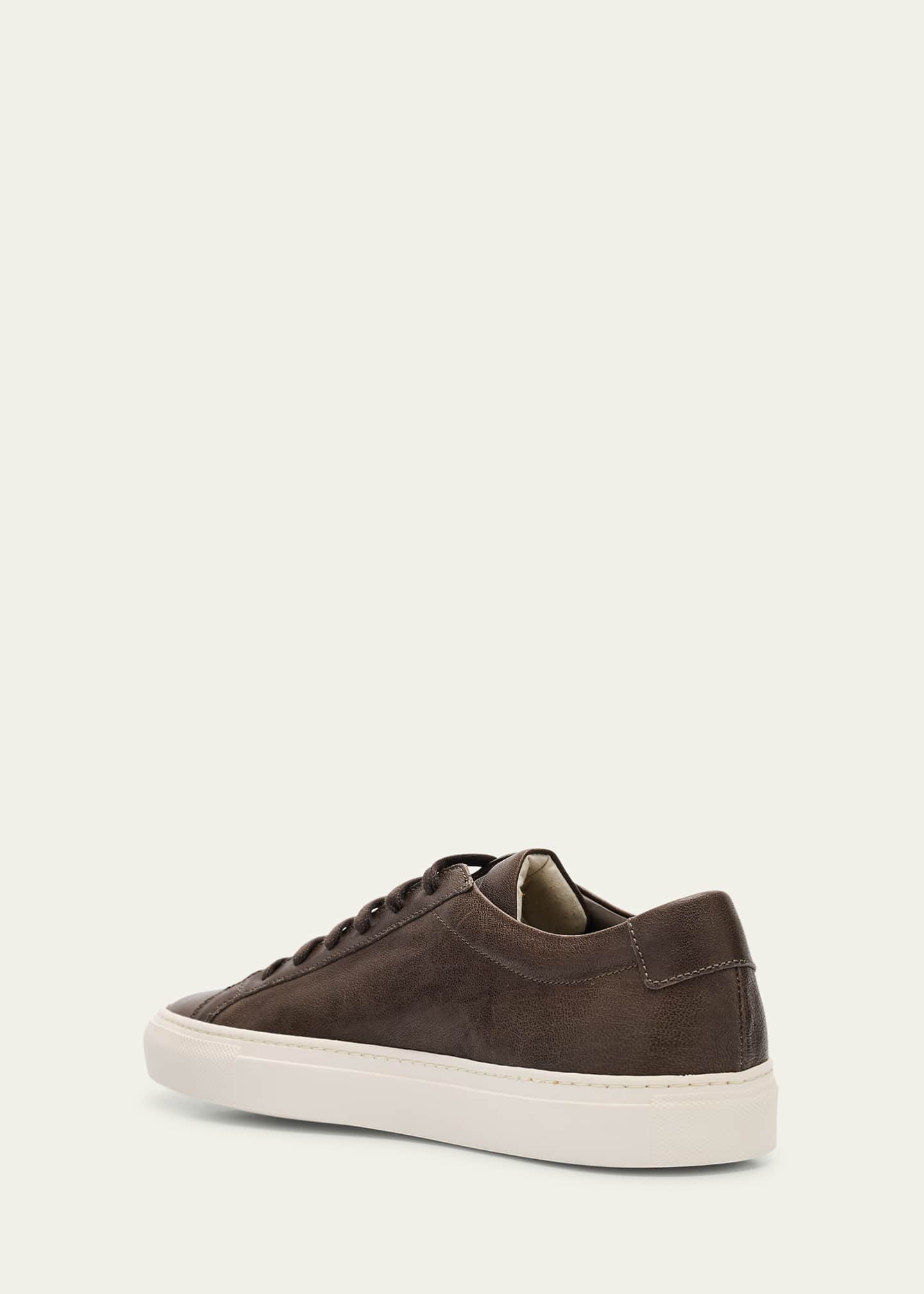 Common Projects Men's Achilles Summer Soft Leather Low-Top Sneakers Image 4 of 6