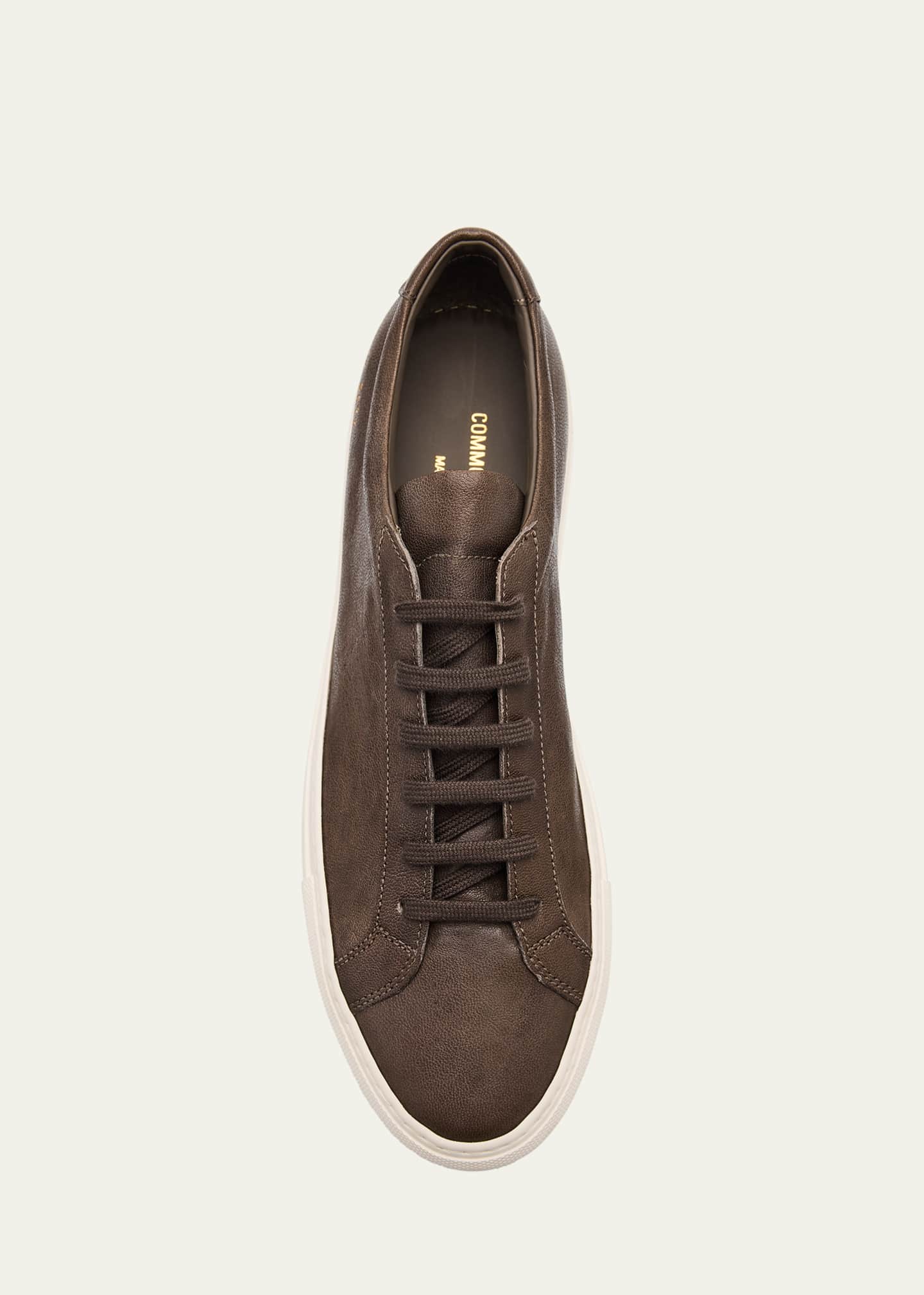 Common Projects Men's Achilles Summer Soft Leather Low-Top Sneakers Image 6 of 6