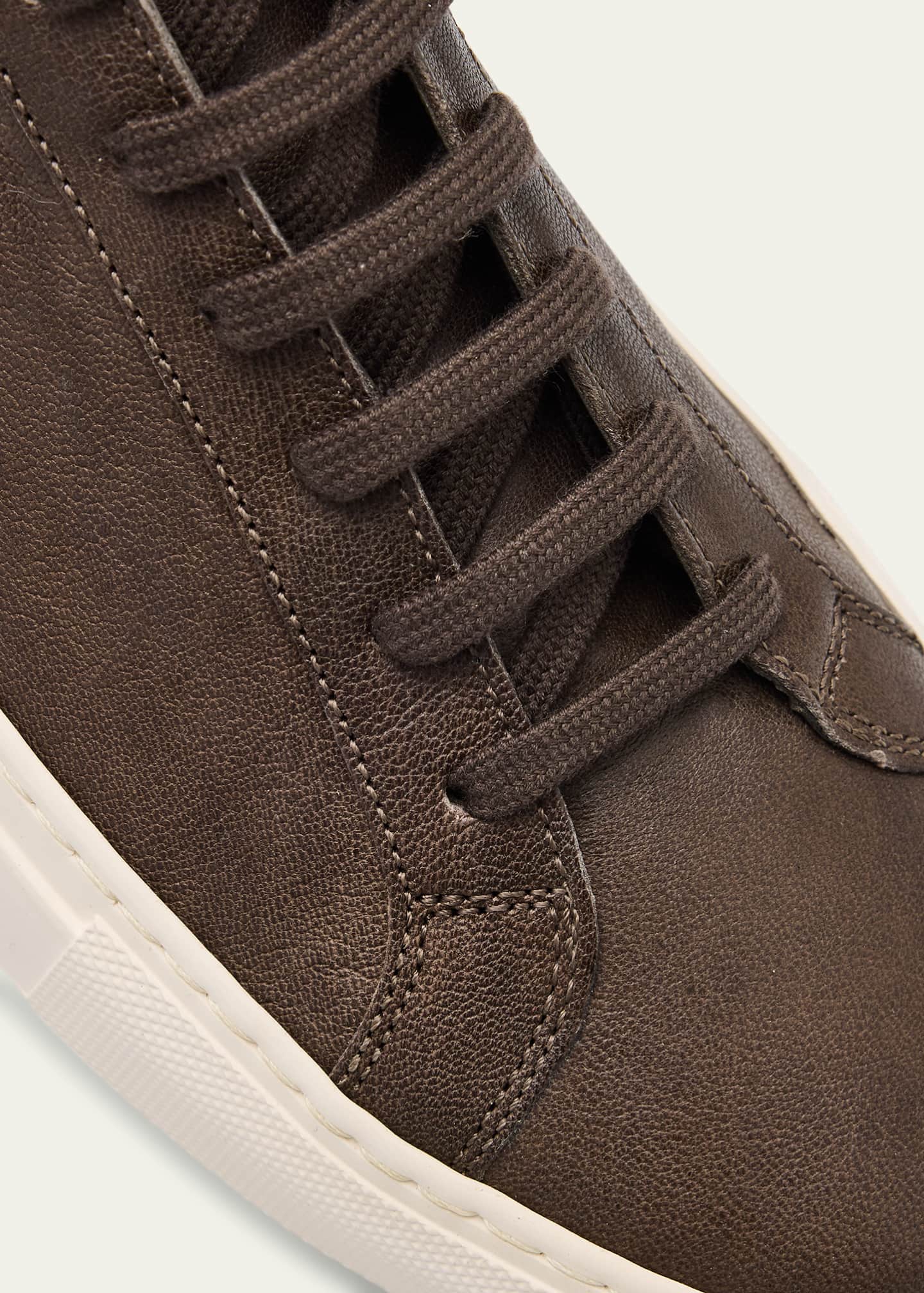 Common Projects Men's Achilles Summer Soft Leather Low-Top Sneakers Image 5 of 6