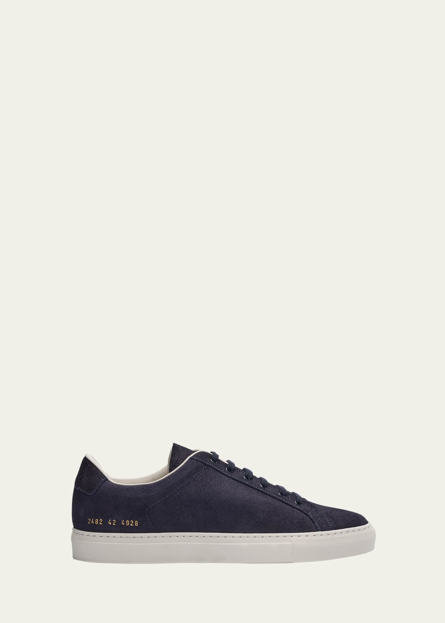 Common Projects Men's Retro Suede Low-Top Sneakers Image 1 of 6
