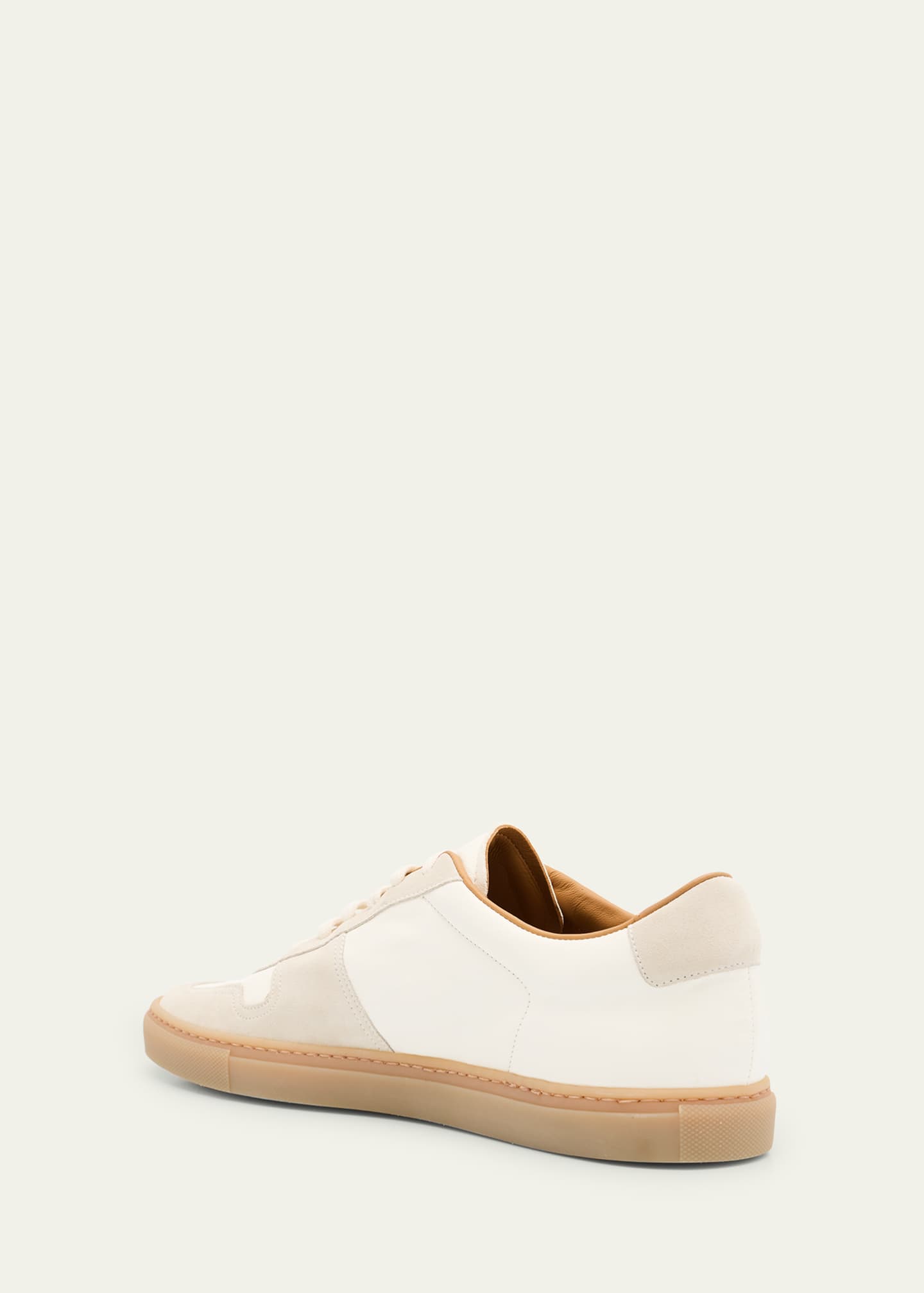 Common Projects Men's Bball Duo Leather and Suede Low-Top Sneakers Image 4 of 6