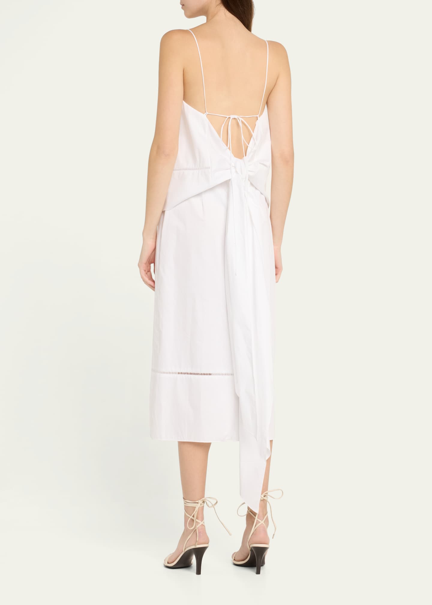 Adam Lippes Tenney Layered Poplin Midi Dress Image 3 of 5