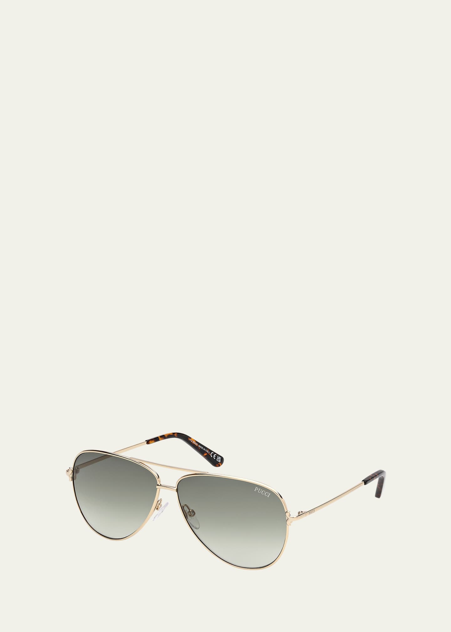 Pucci Metal Aviator Sunglasses Image 2 of 5