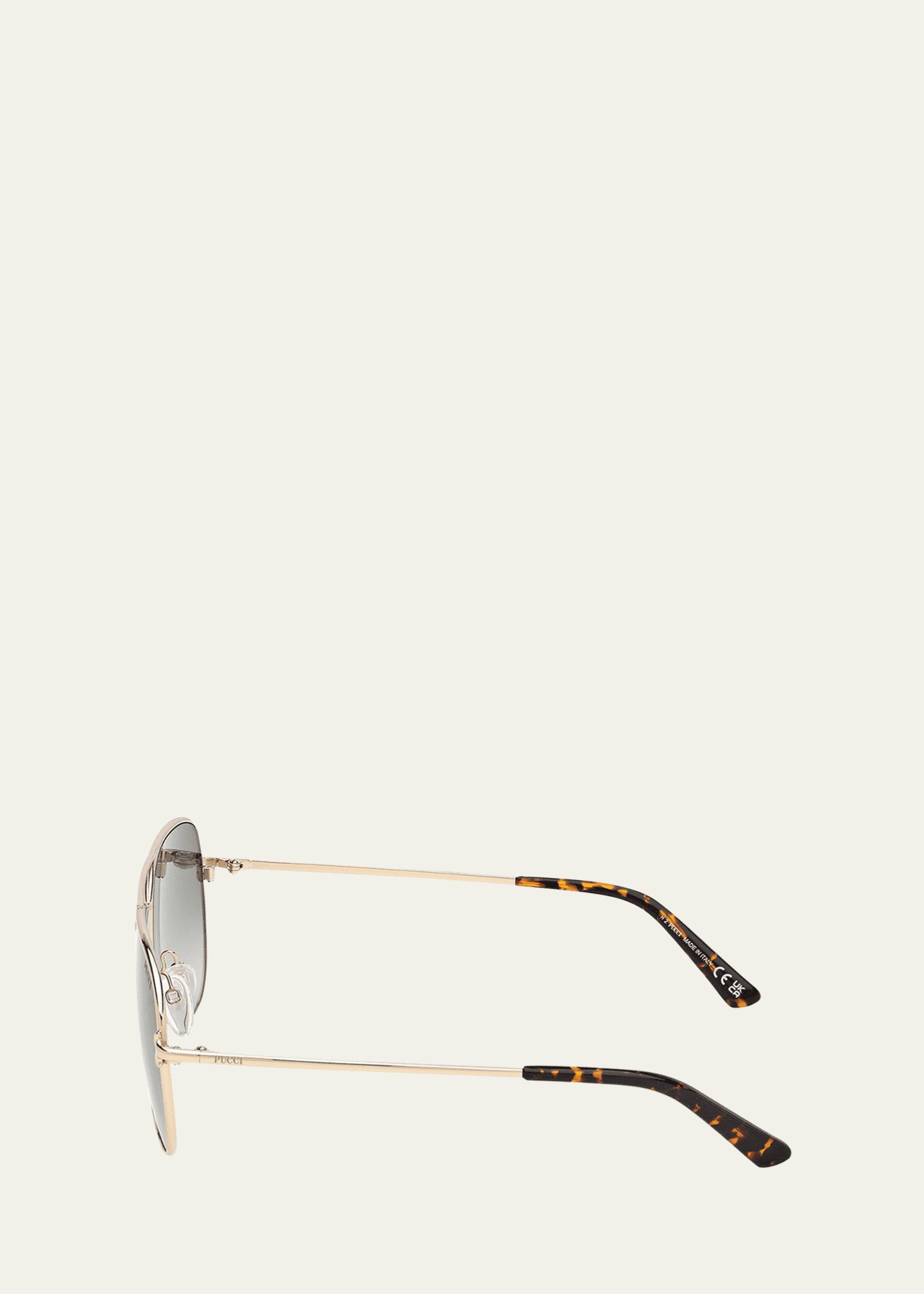 Pucci Metal Aviator Sunglasses Image 3 of 5