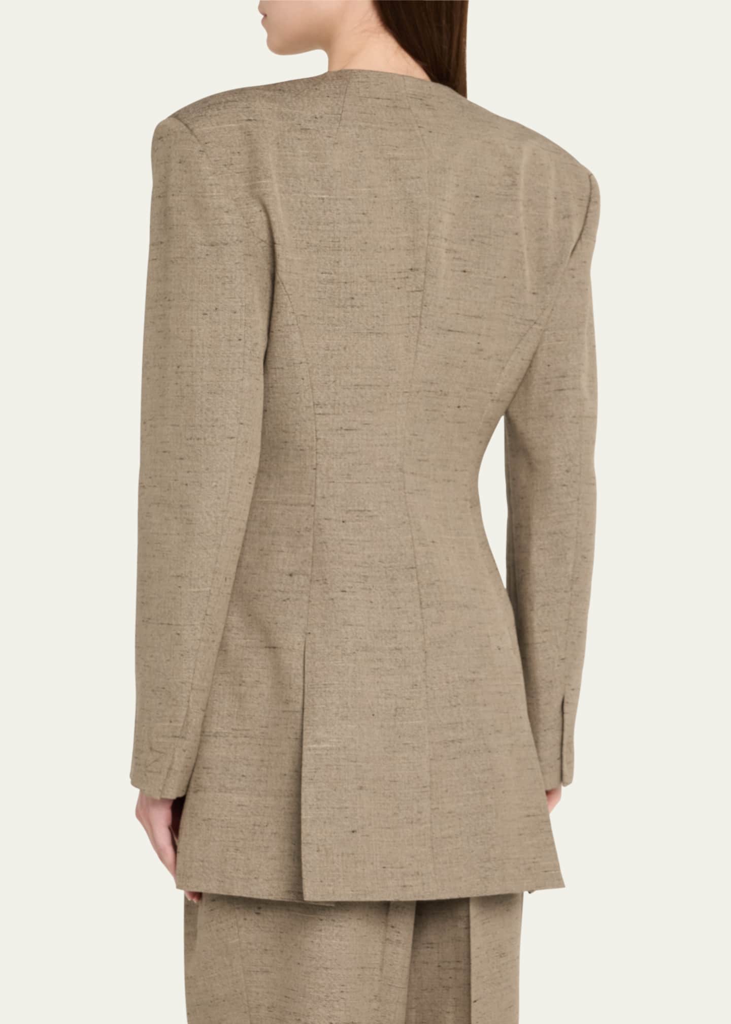 Prabal Gurung Sherwani Curved Hem Jacket Image 3 of 5