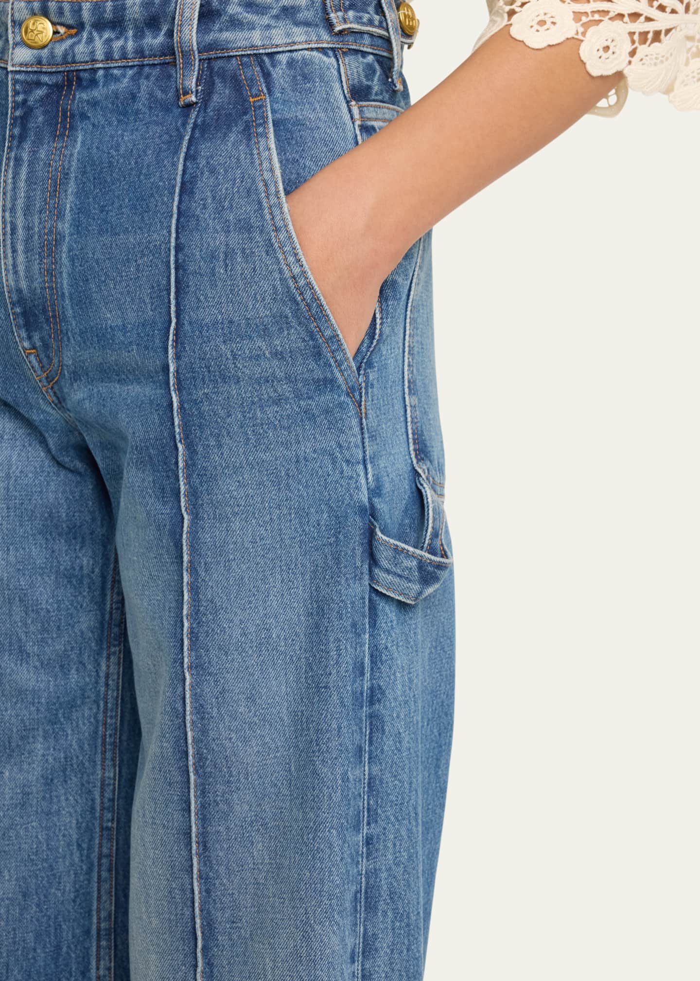 Ulla Johnson The Asher Carpenter Jeans Image 5 of 5