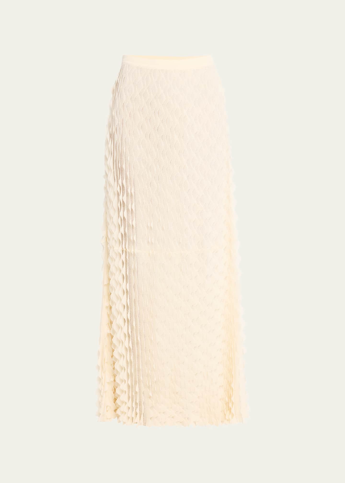 Ulla Johnson Willa Scalloped Ruffle Maxi Skirt Image 1 of 5