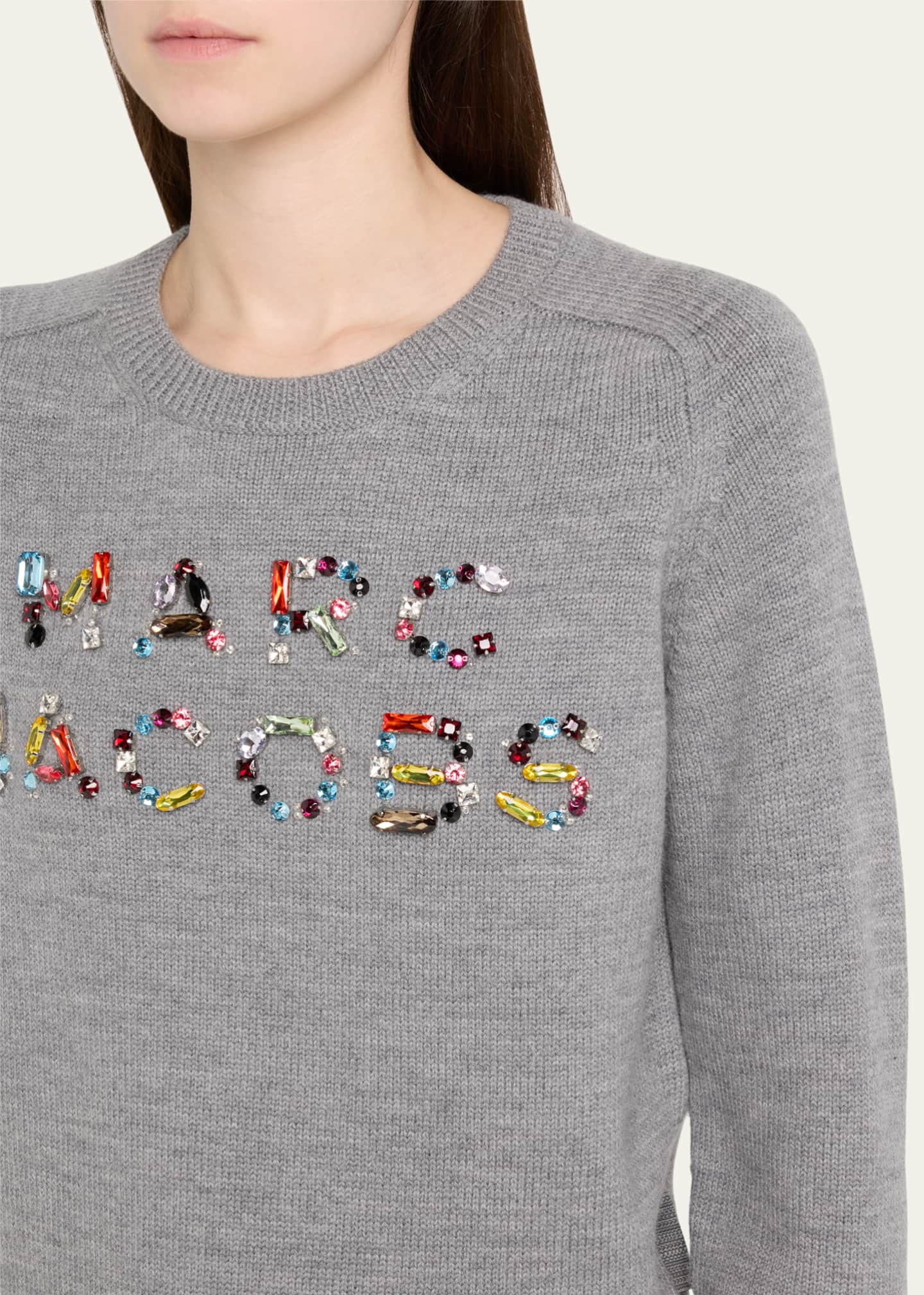 Marc Jacobs Gem Logo Knit Crewneck Sweater Image 5 of 5