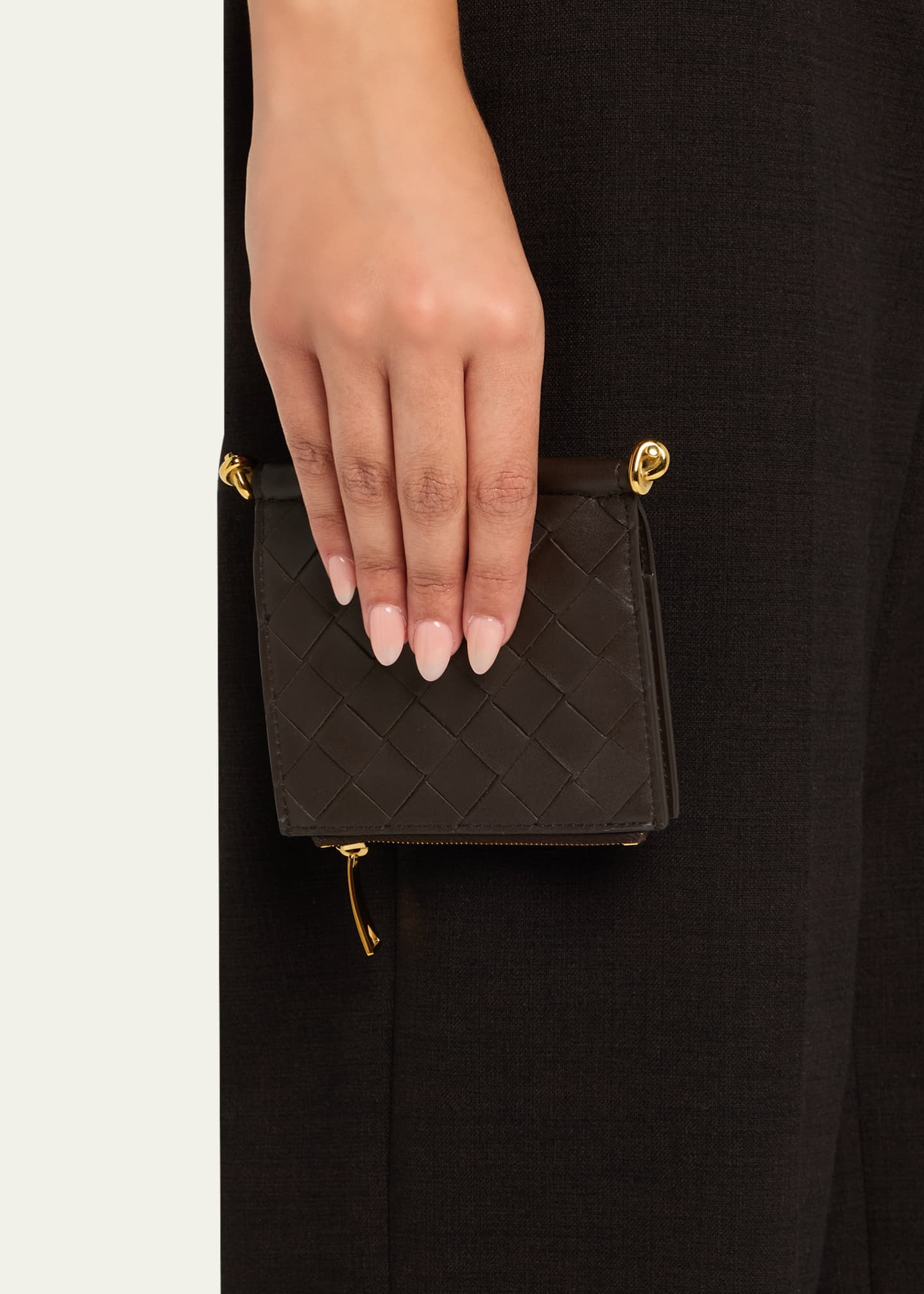 Bottega Veneta Solstice Bifold Leather Wallet - Bergdorf Goodman