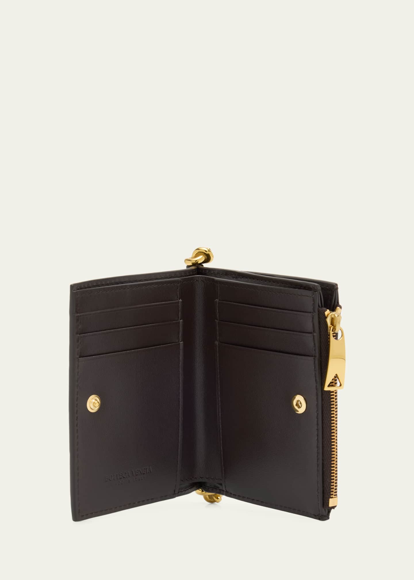 Bottega Veneta Solstice Bifold Leather Wallet - Bergdorf Goodman