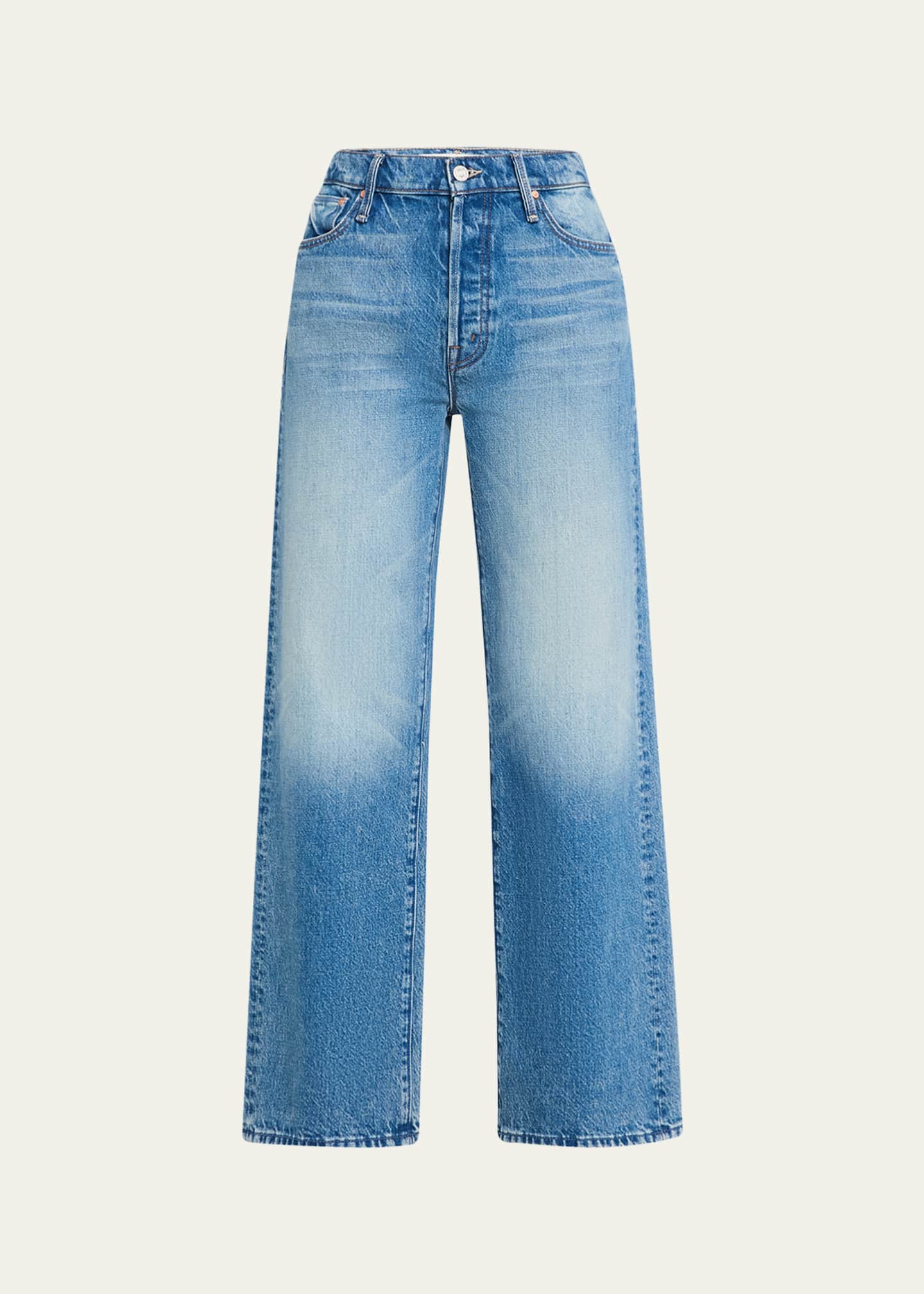 MOTHER Lil' Dodger Button Sneak Jeans Image 1 of 5