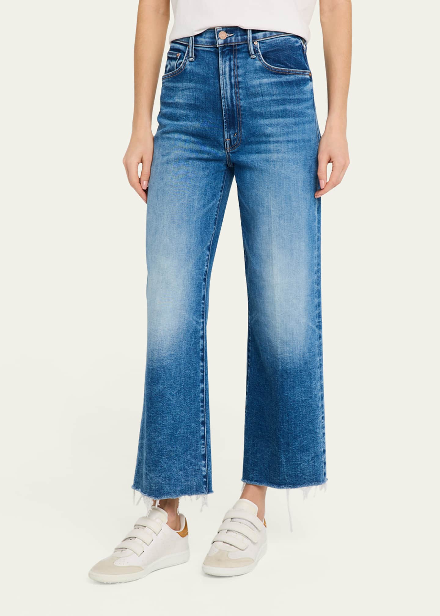 MOTHER The Maven Ankle Fray Jeans Image 4 of 5