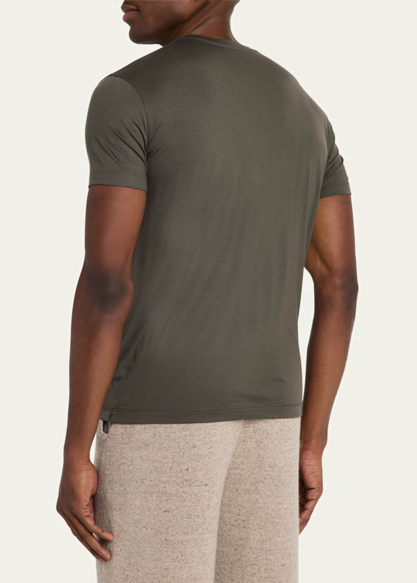 Loro Piana Men's The Gift of Kings® Kim Crewneck T-Shirt Image 3 of 5