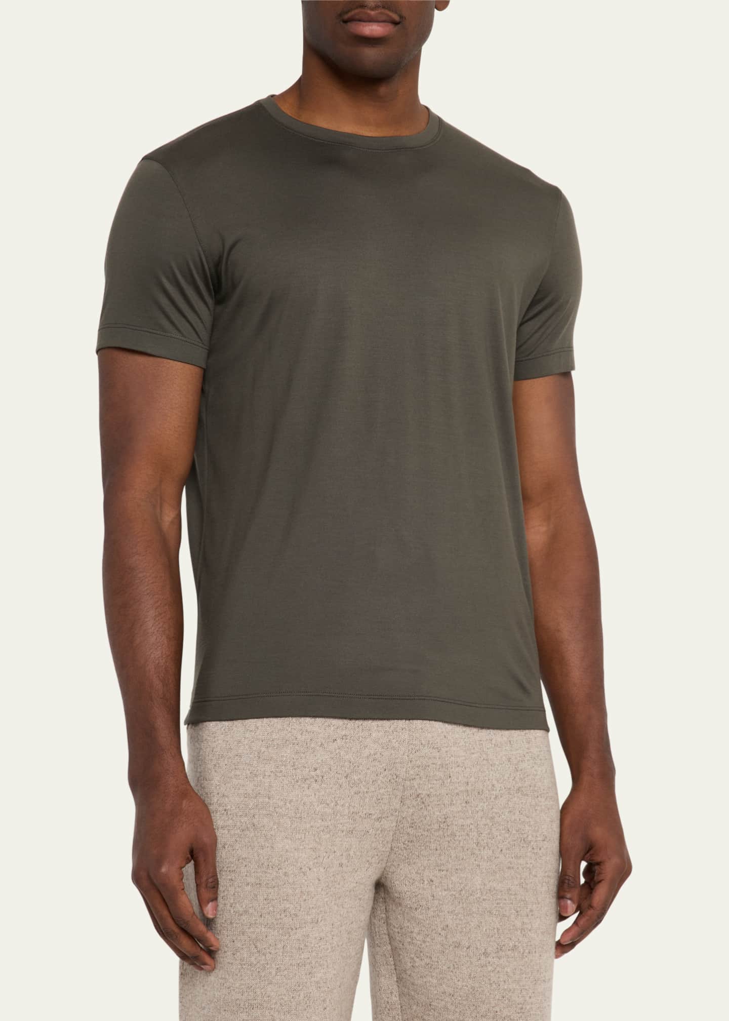 Loro Piana Men's The Gift of Kings® Kim Crewneck T-Shirt Image 4 of 5