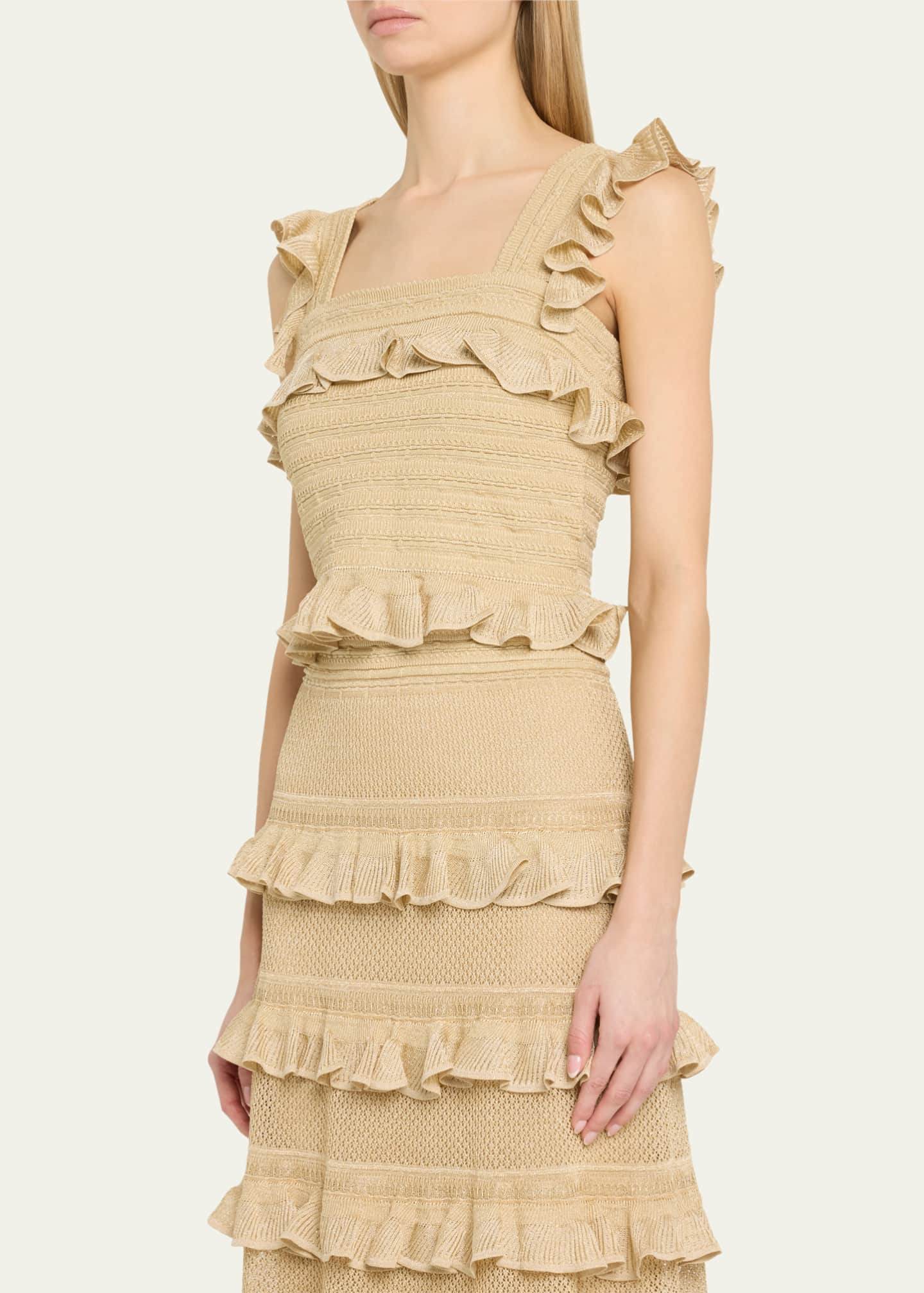 Zimmermann Illuminate Lace Frill Cami Image 4 of 5