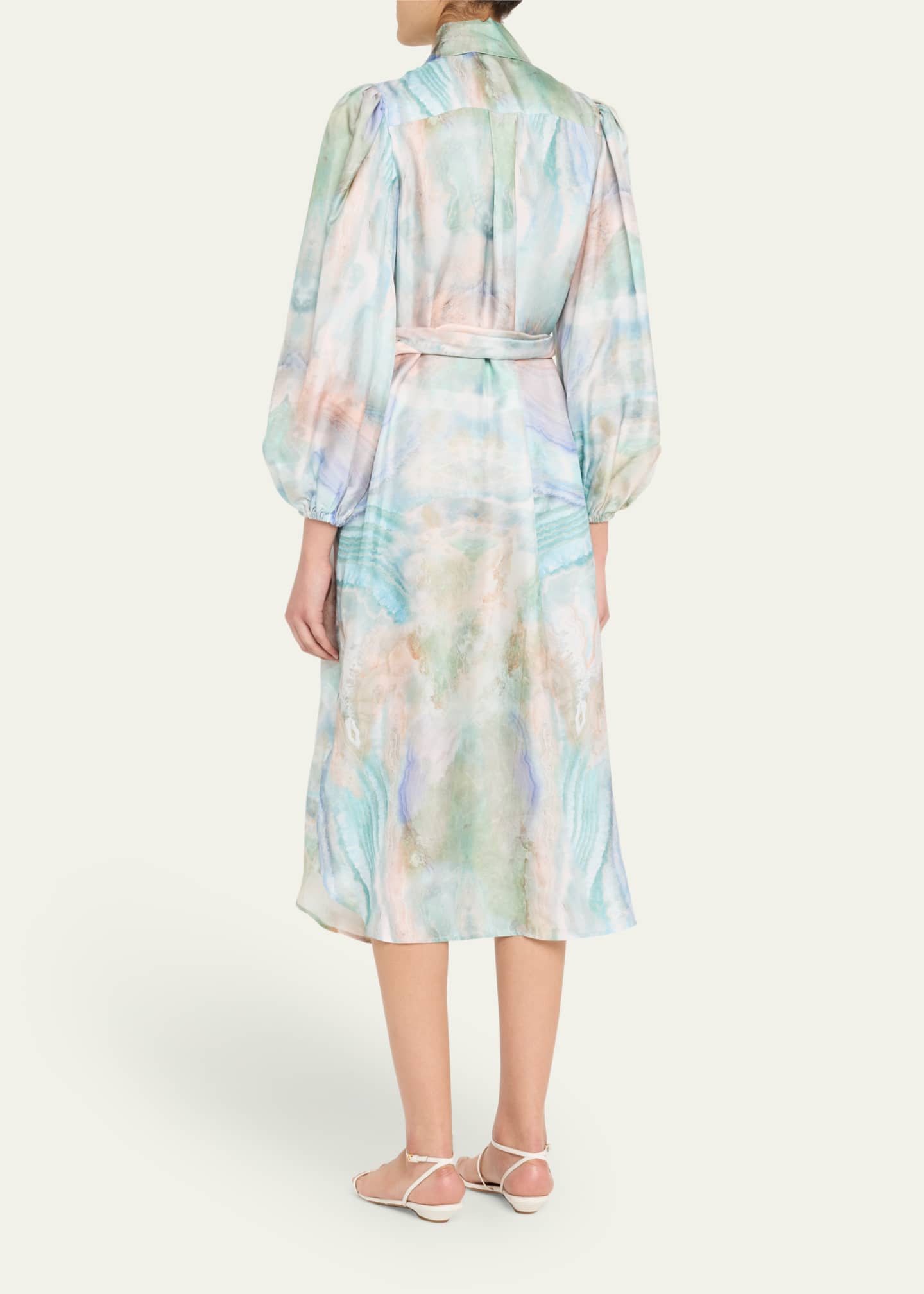 Zimmermann Illuminate Midi Shirtdress Image 3 of 5
