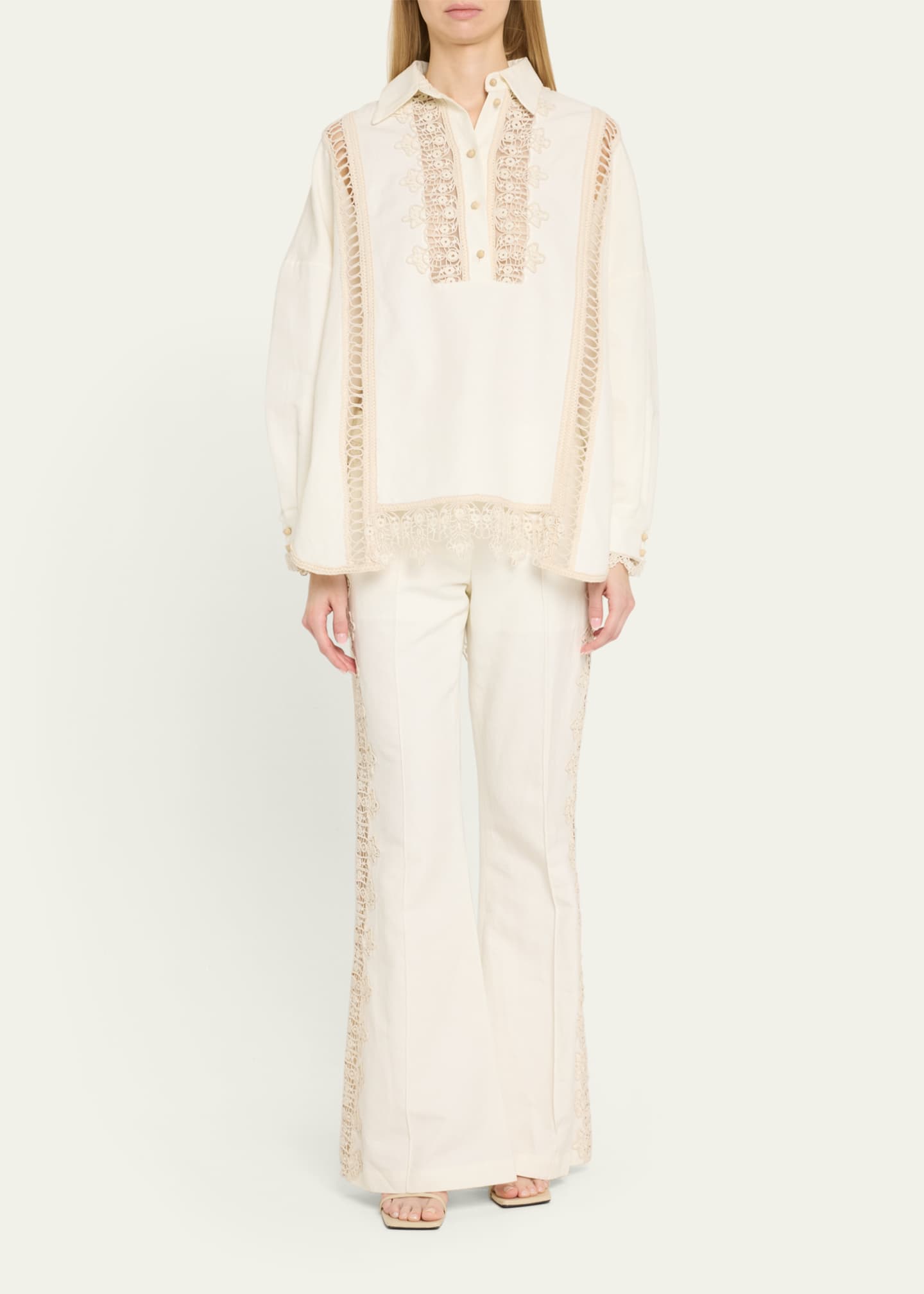 Zimmermann Illuminate Trimmed Shirt Image 2 of 5