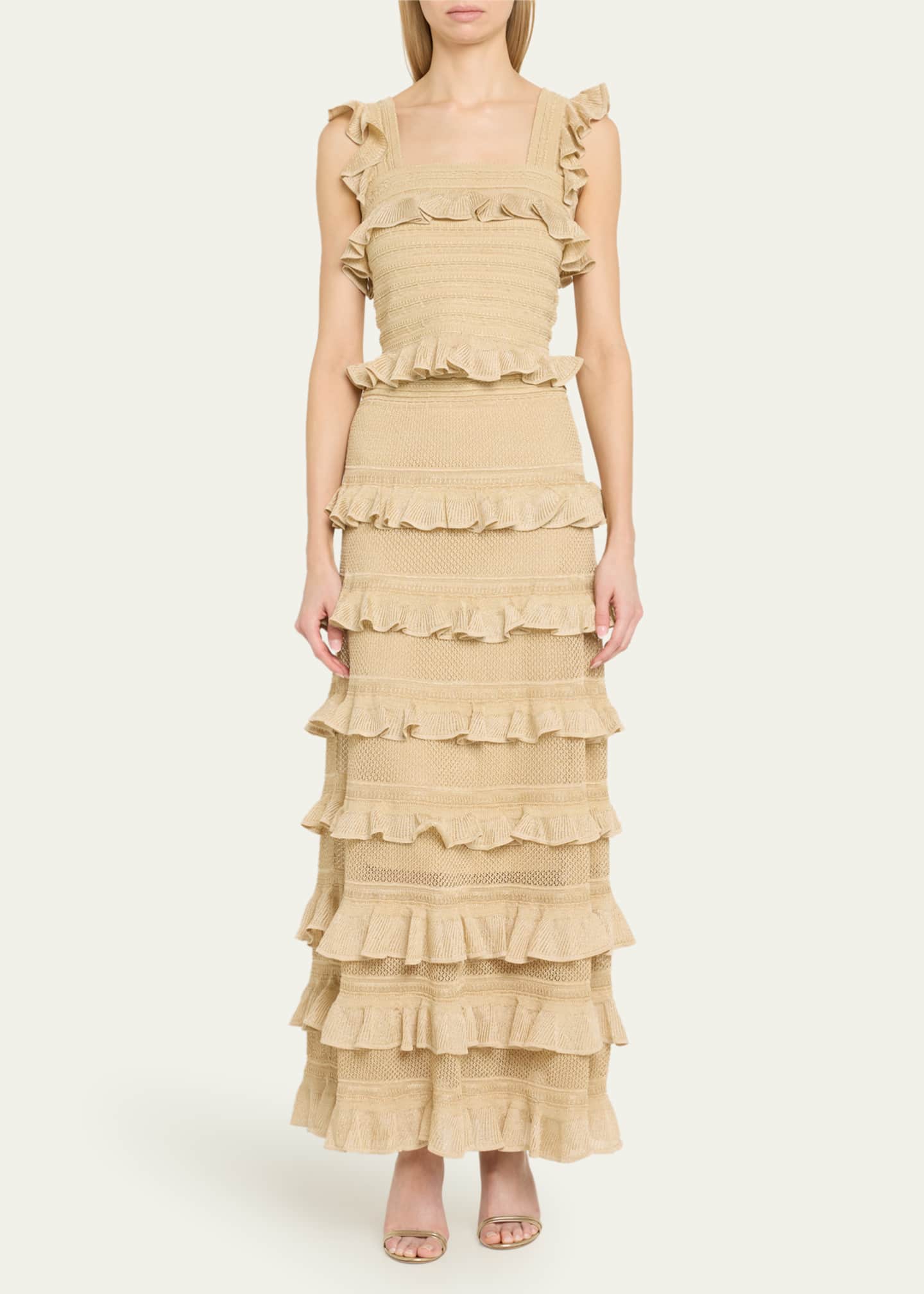 Zimmermann Illuminate Lace Frill Skirt Image 2 of 5