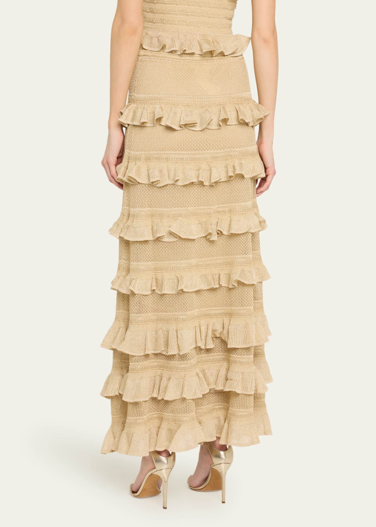 Zimmermann Illuminate Lace Frill Skirt Image 3 of 5