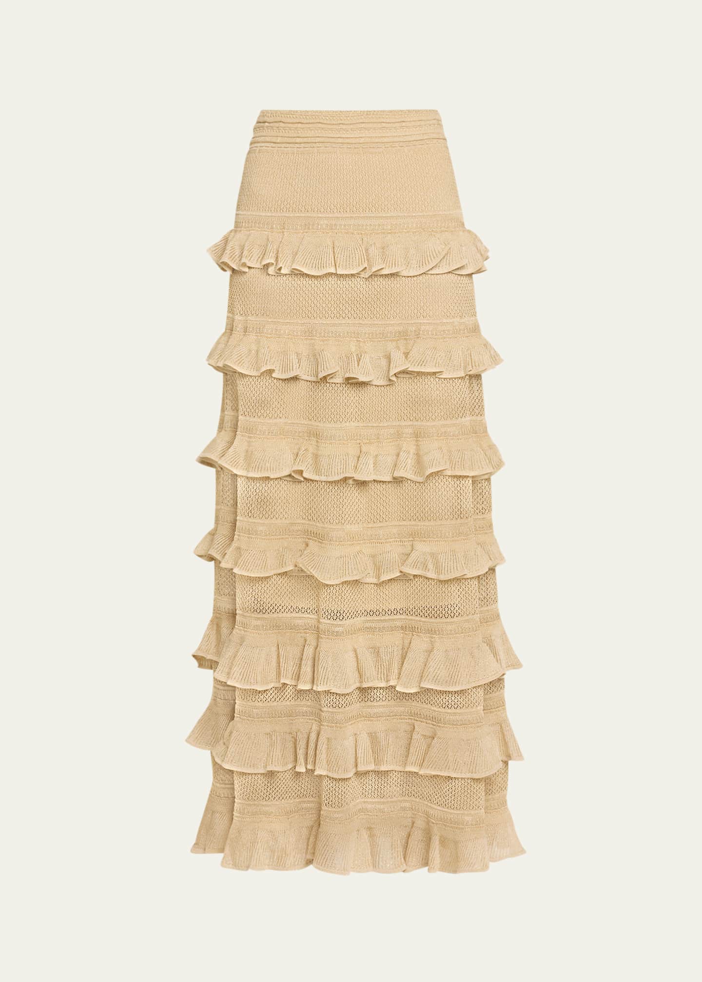 Zimmermann Illuminate Lace Frill Skirt Image 1 of 5
