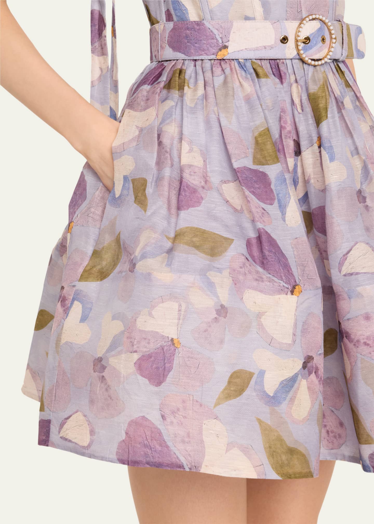 Zimmermann Dawning Mini Dress Image 5 of 5