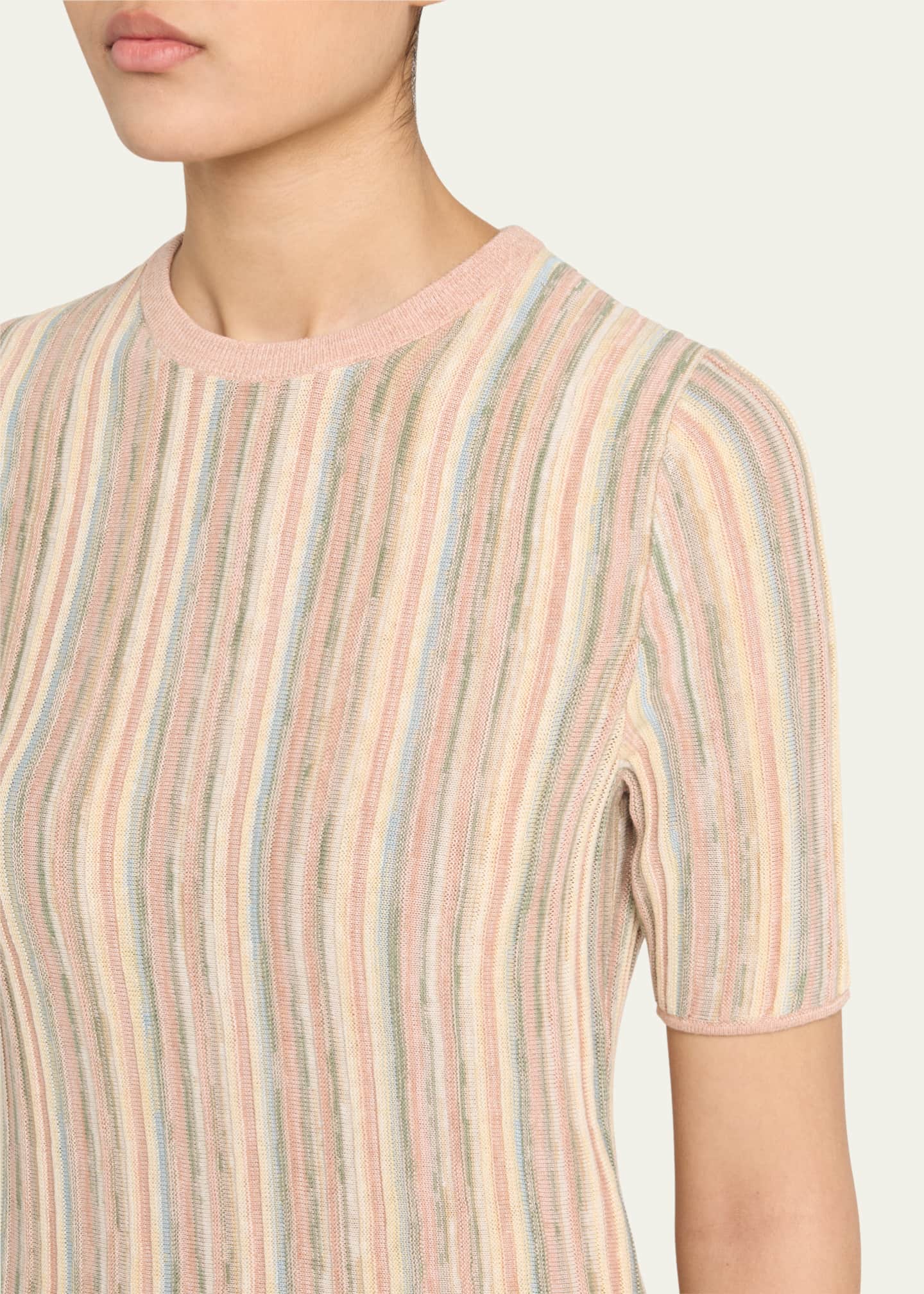 Zimmermann Illuminate Stripe Mouline Tee Image 5 of 5