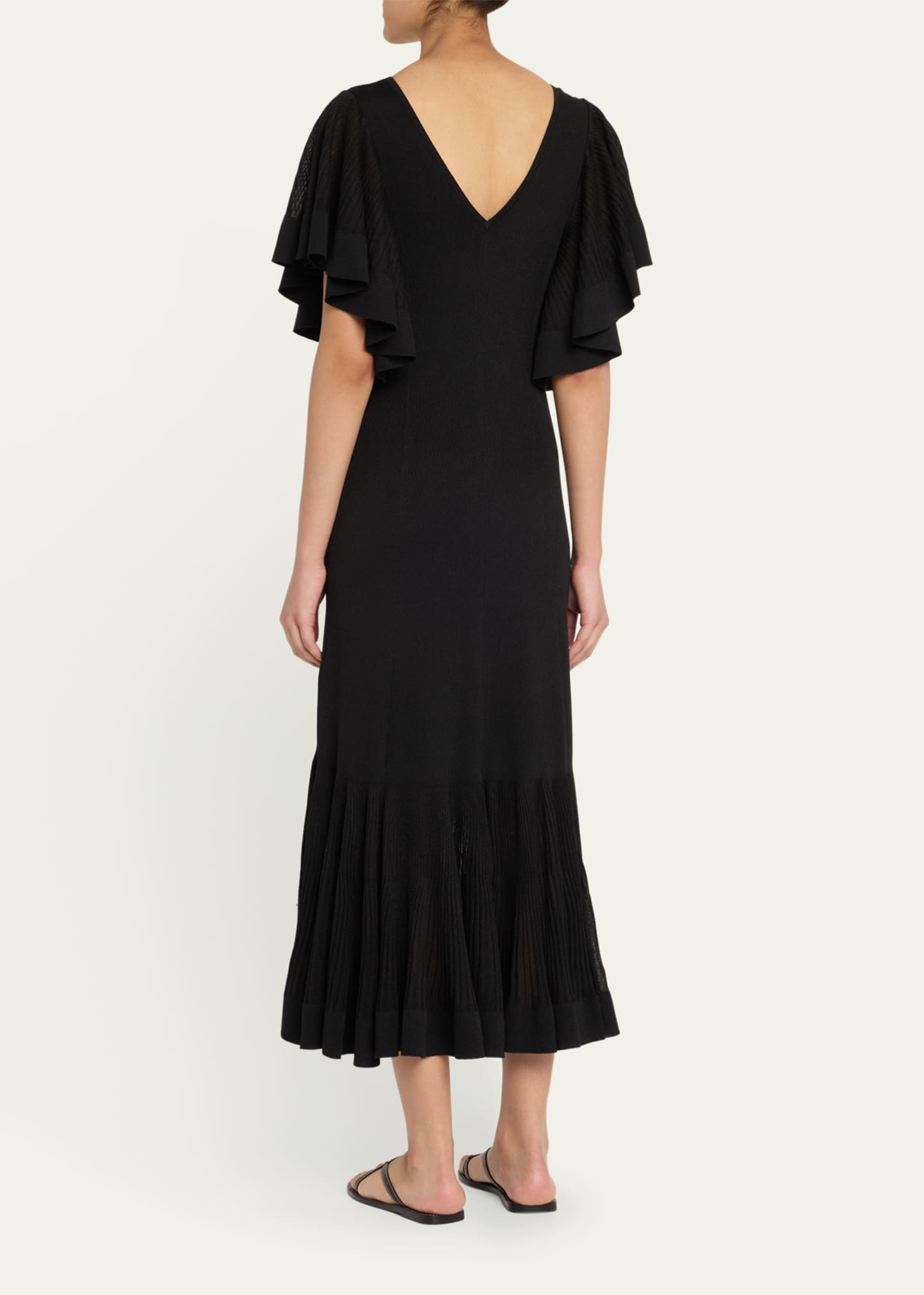 Zimmermann Illuminate Pleated Frill Maxi Dress Image 3 of 5