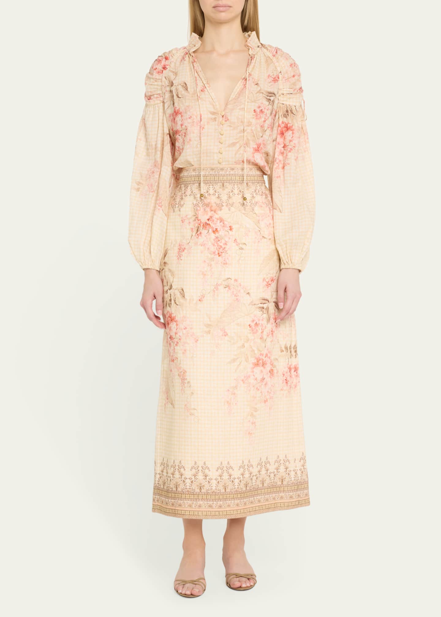 Zimmermann Illuminate Billow Blouse Image 2 of 5