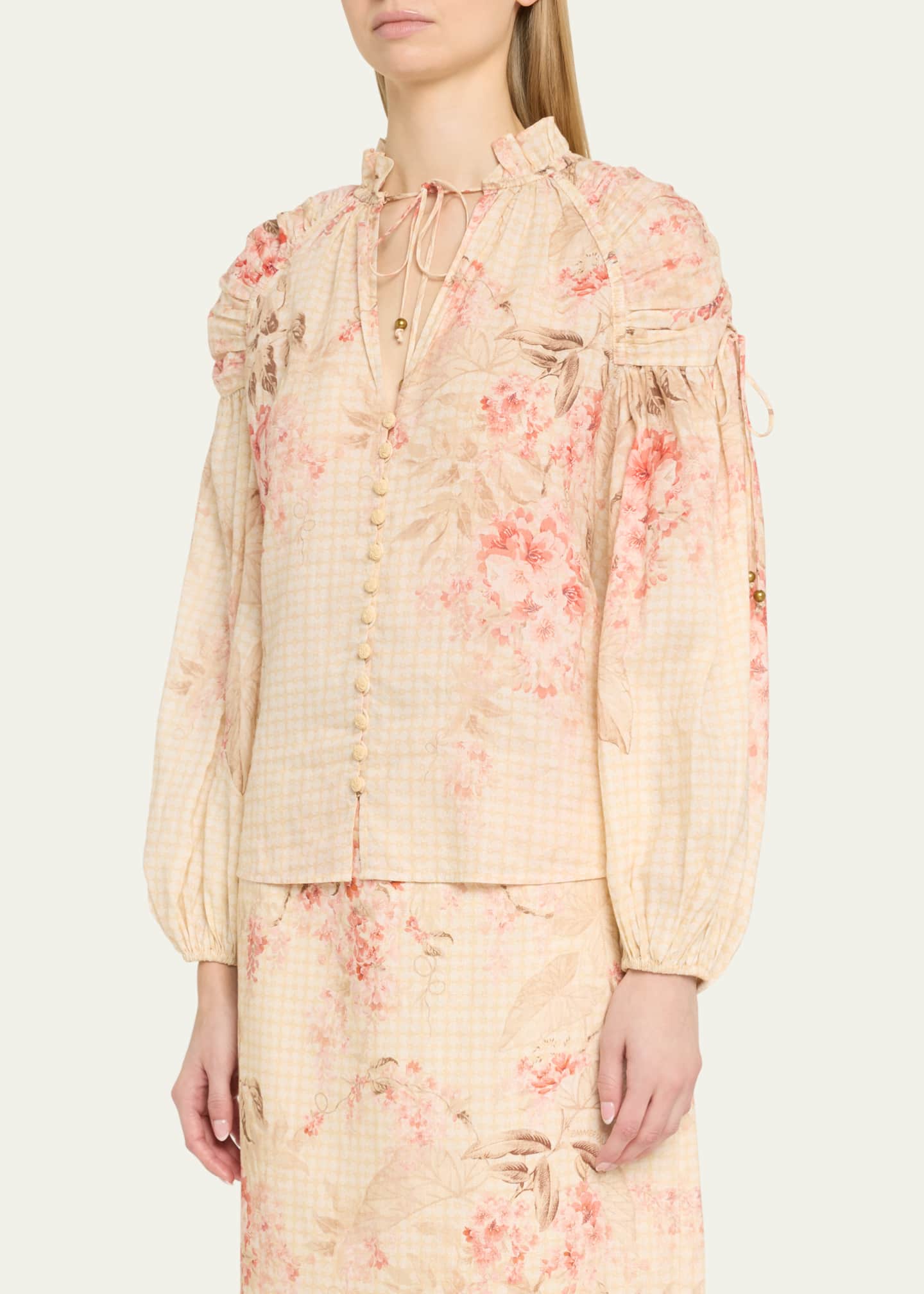 Zimmermann Illuminate Billow Blouse Image 4 of 5