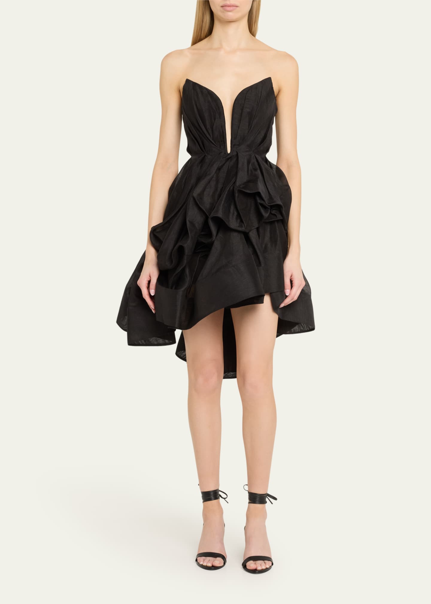 Zimmermann Illuminate Draped Mini Dress Image 2 of 5