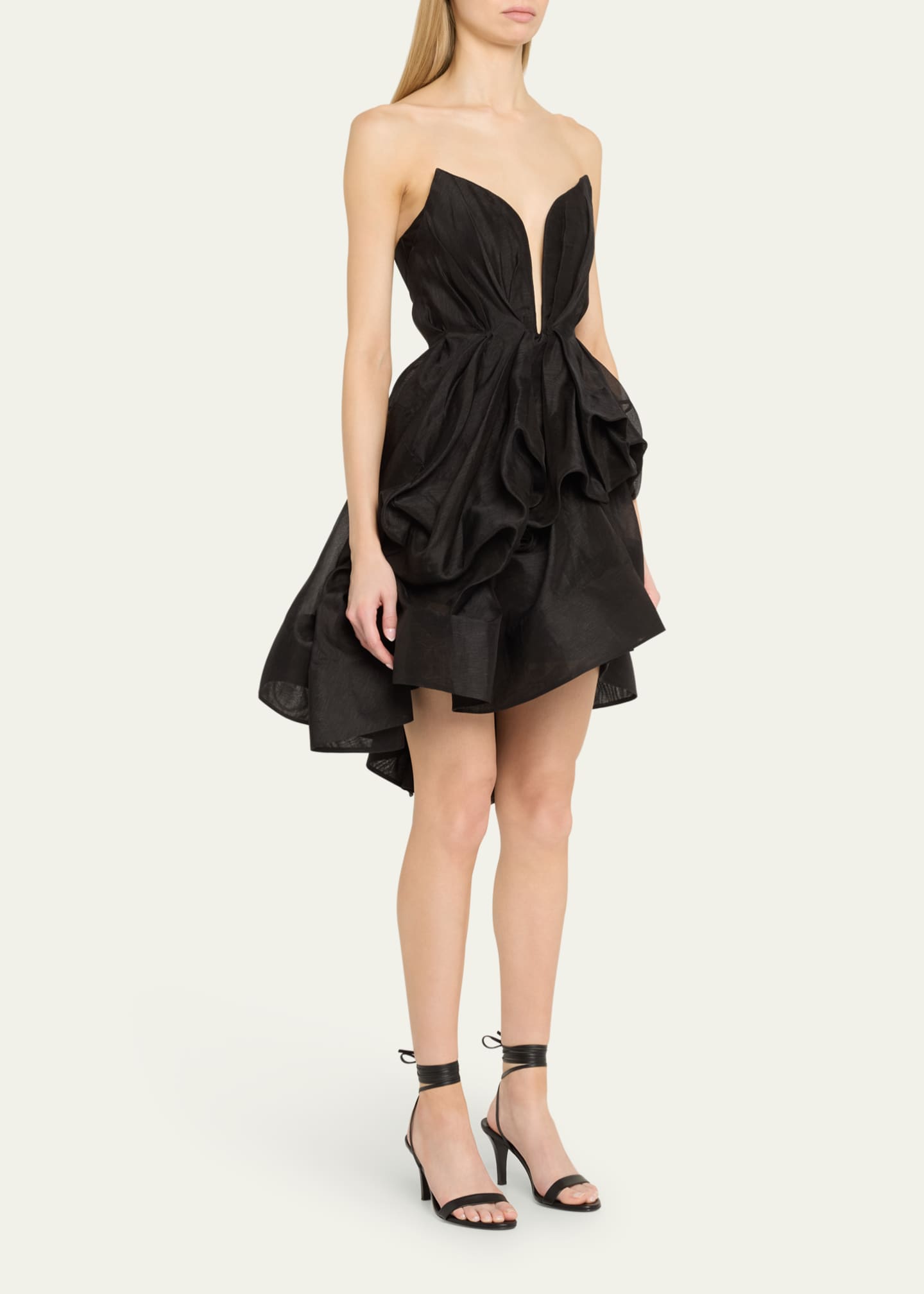 Zimmermann Illuminate Draped Mini Dress Image 4 of 5