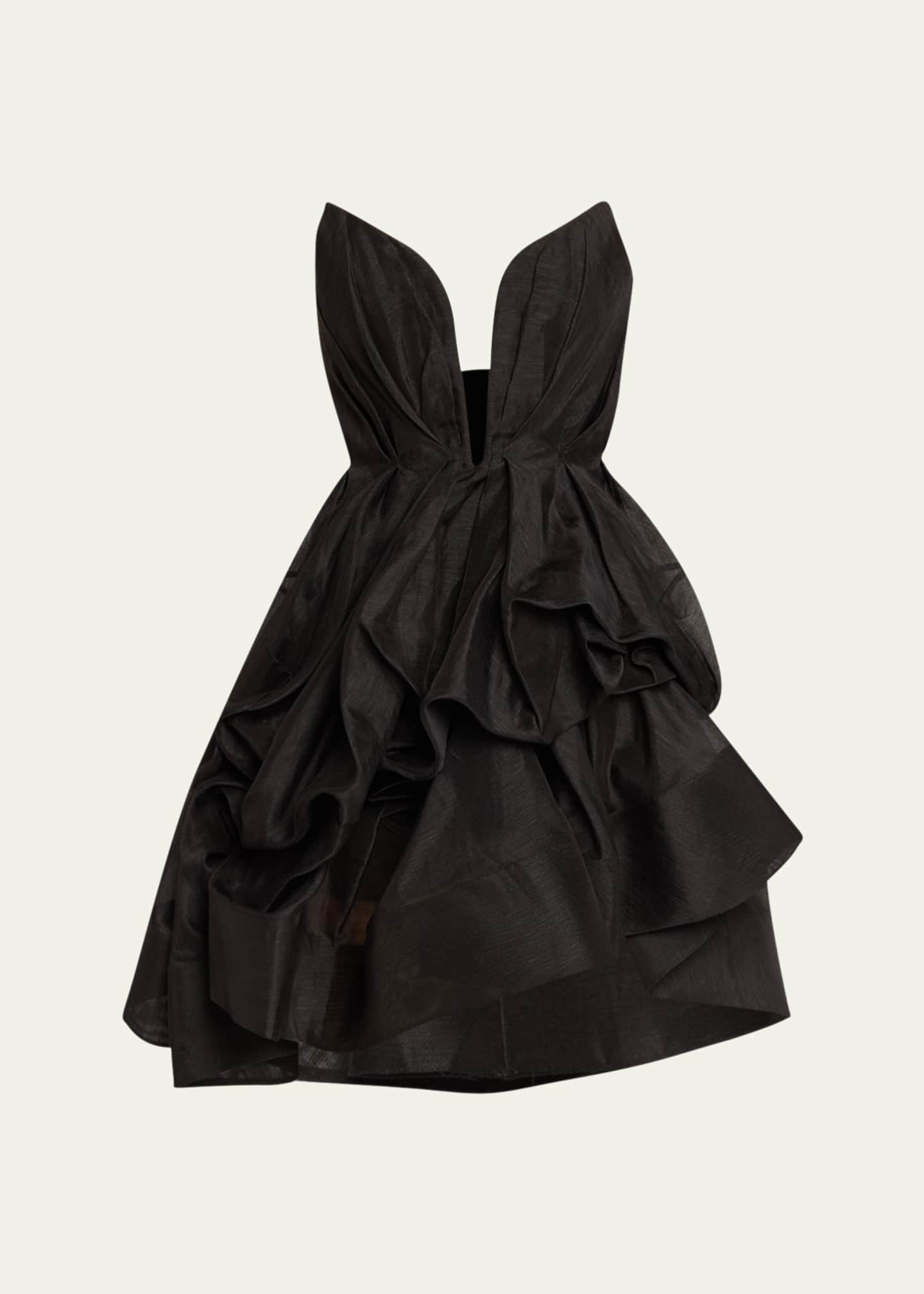 Zimmermann Illuminate Draped Mini Dress Image 1 of 5