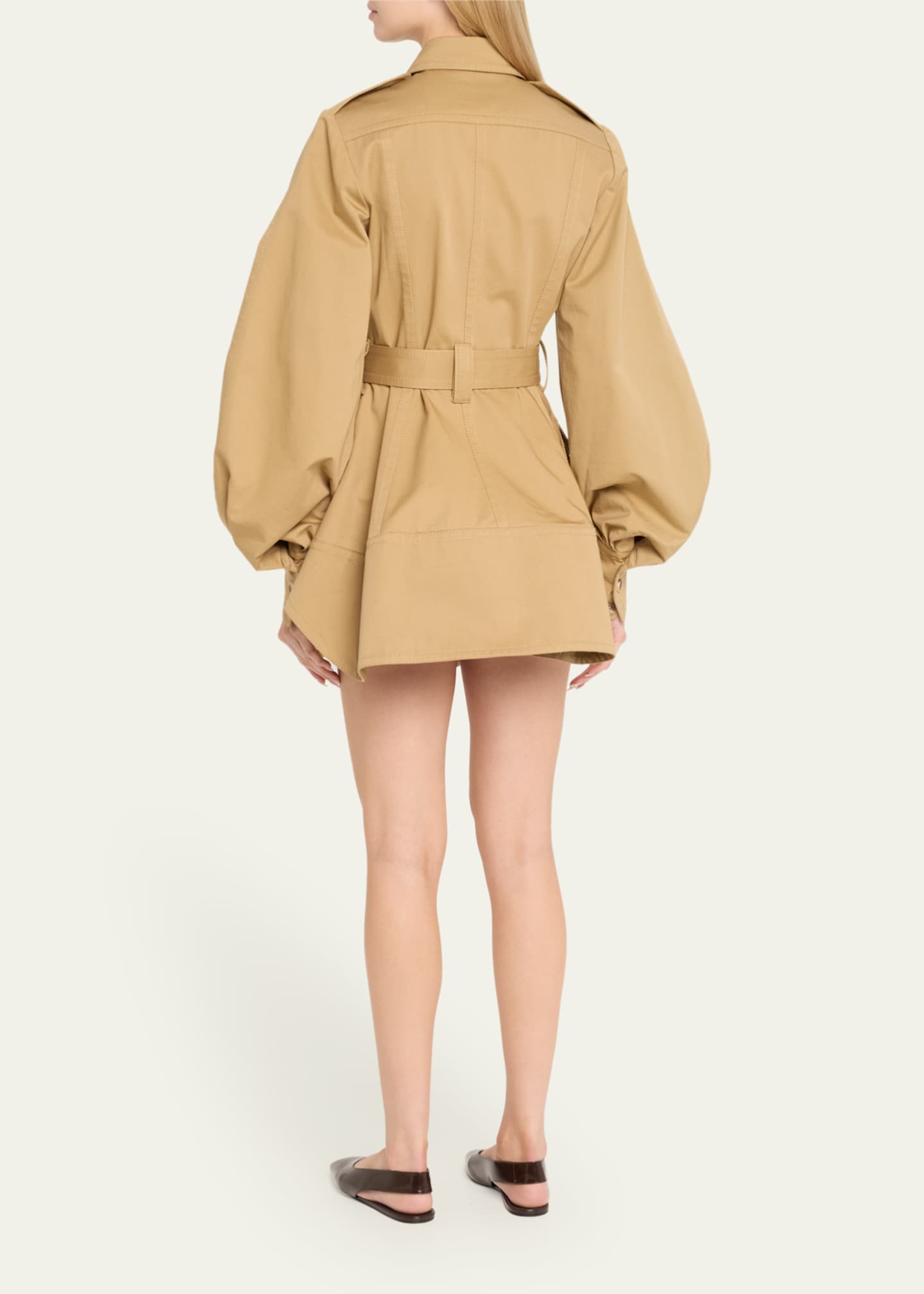 Zimmermann Illuminate Cargo Mini Dress Image 3 of 5