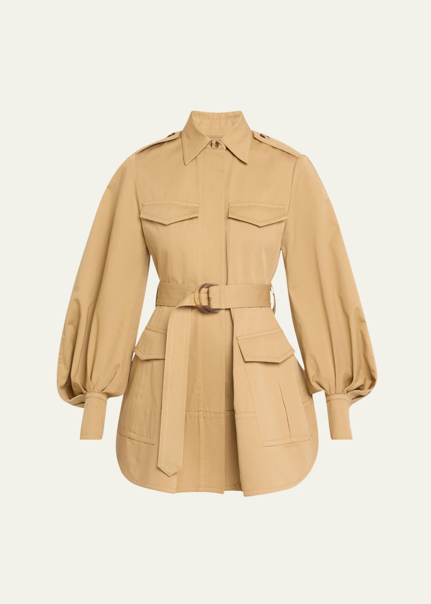 Zimmermann Illuminate Cargo Mini Dress Image 1 of 5