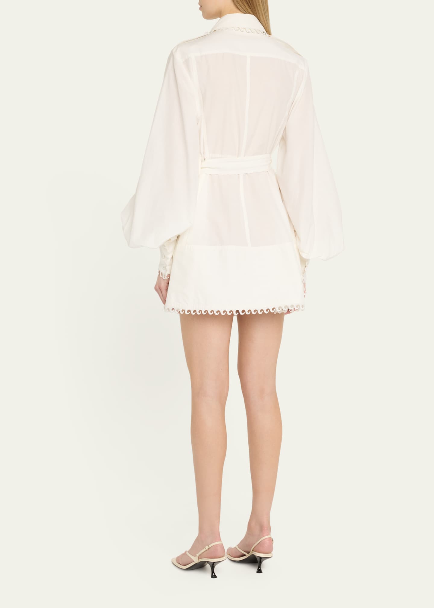 Zimmermann Illuminate Utility Mini Dress Image 3 of 5